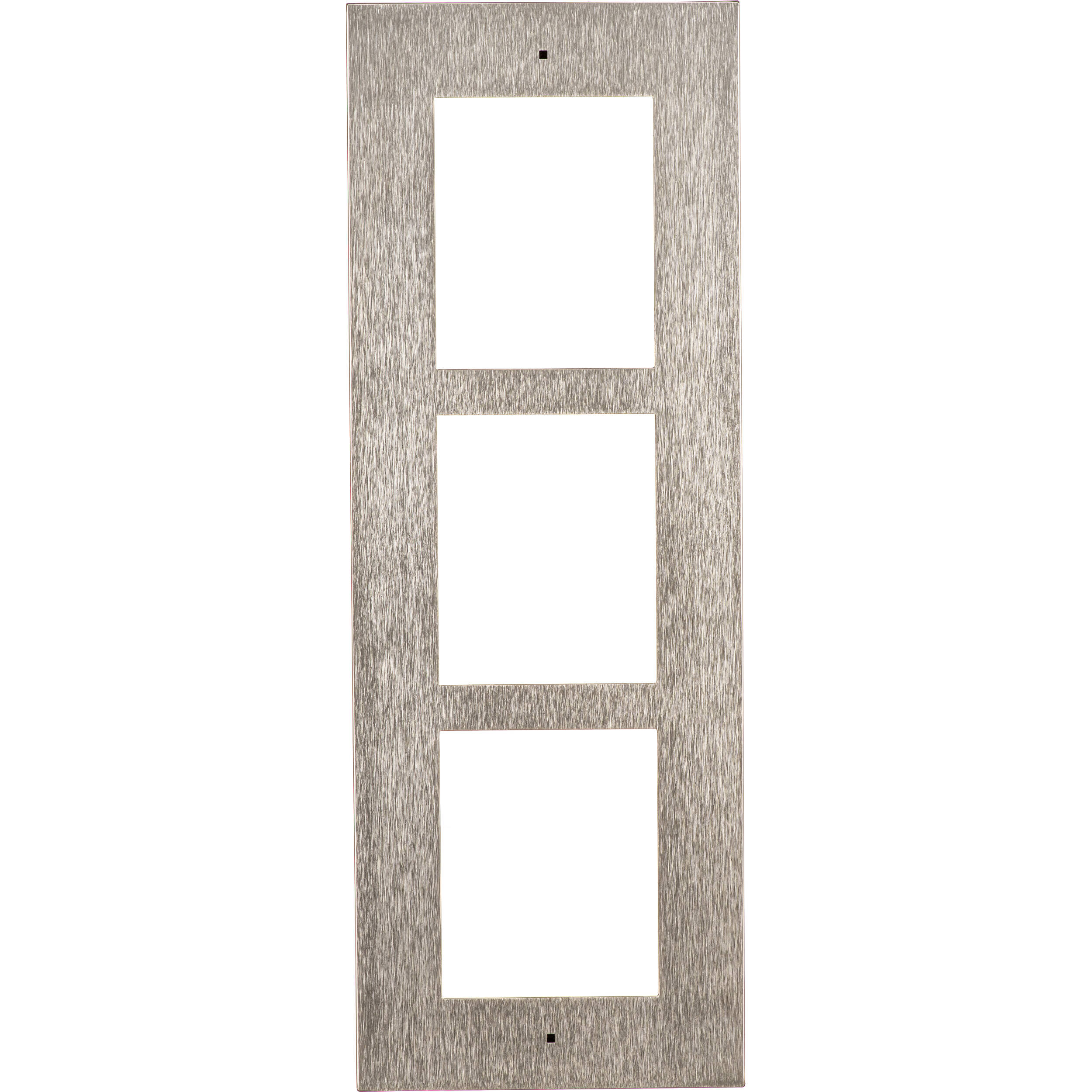 3-module flush frame for 2N IP Verso wall-integrated entry installation — view 2
