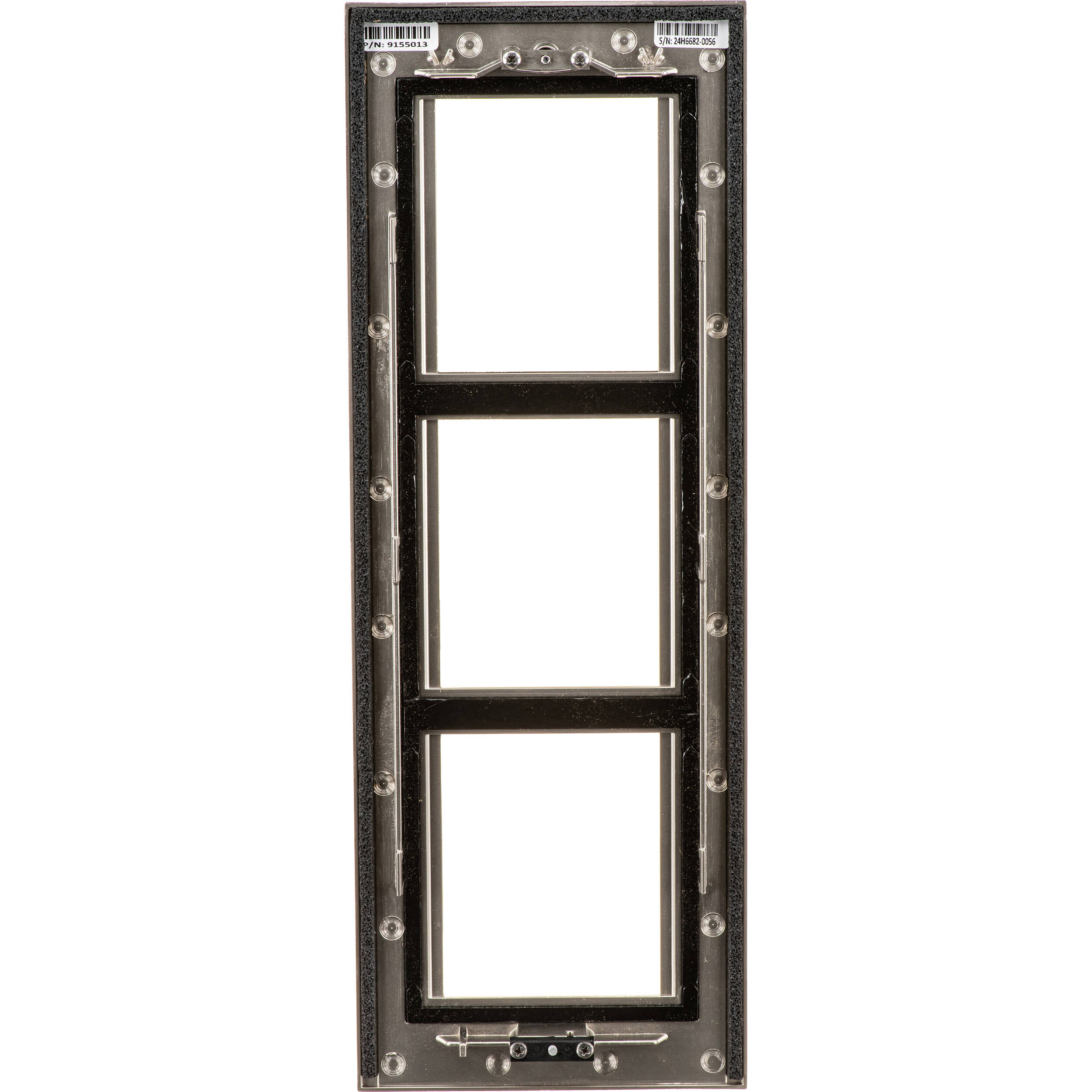 3-module flush frame for 2N IP Verso wall-integrated entry installation — view 3
