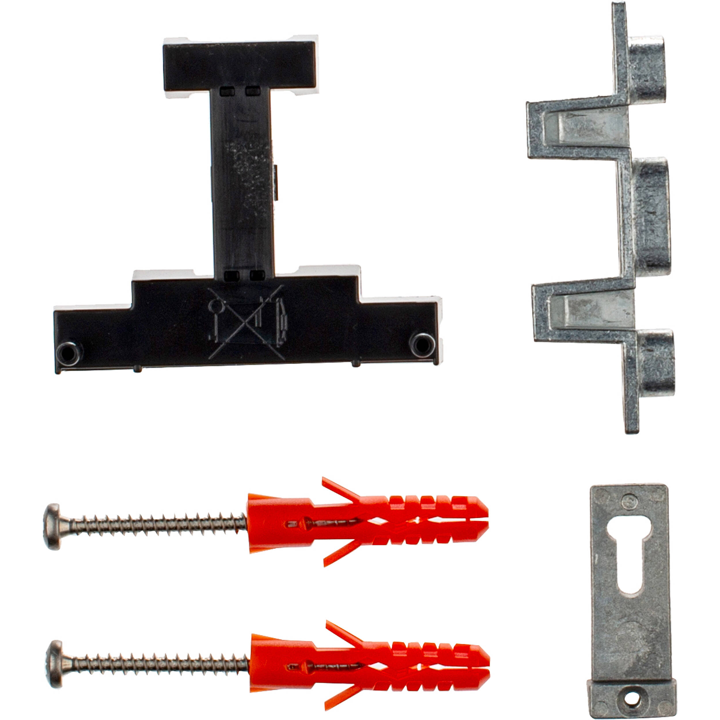 Black 2N IP Verso 3-module surface frame for visible entry intercom installation — view 5