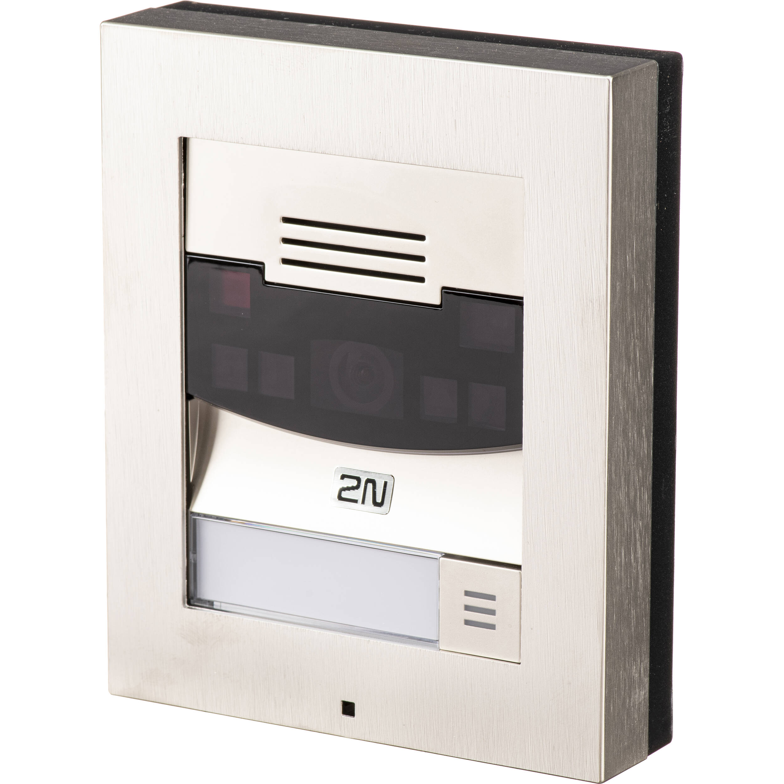 2N IP Solo surface mount IP intercom for compact access control entry installation — view 3