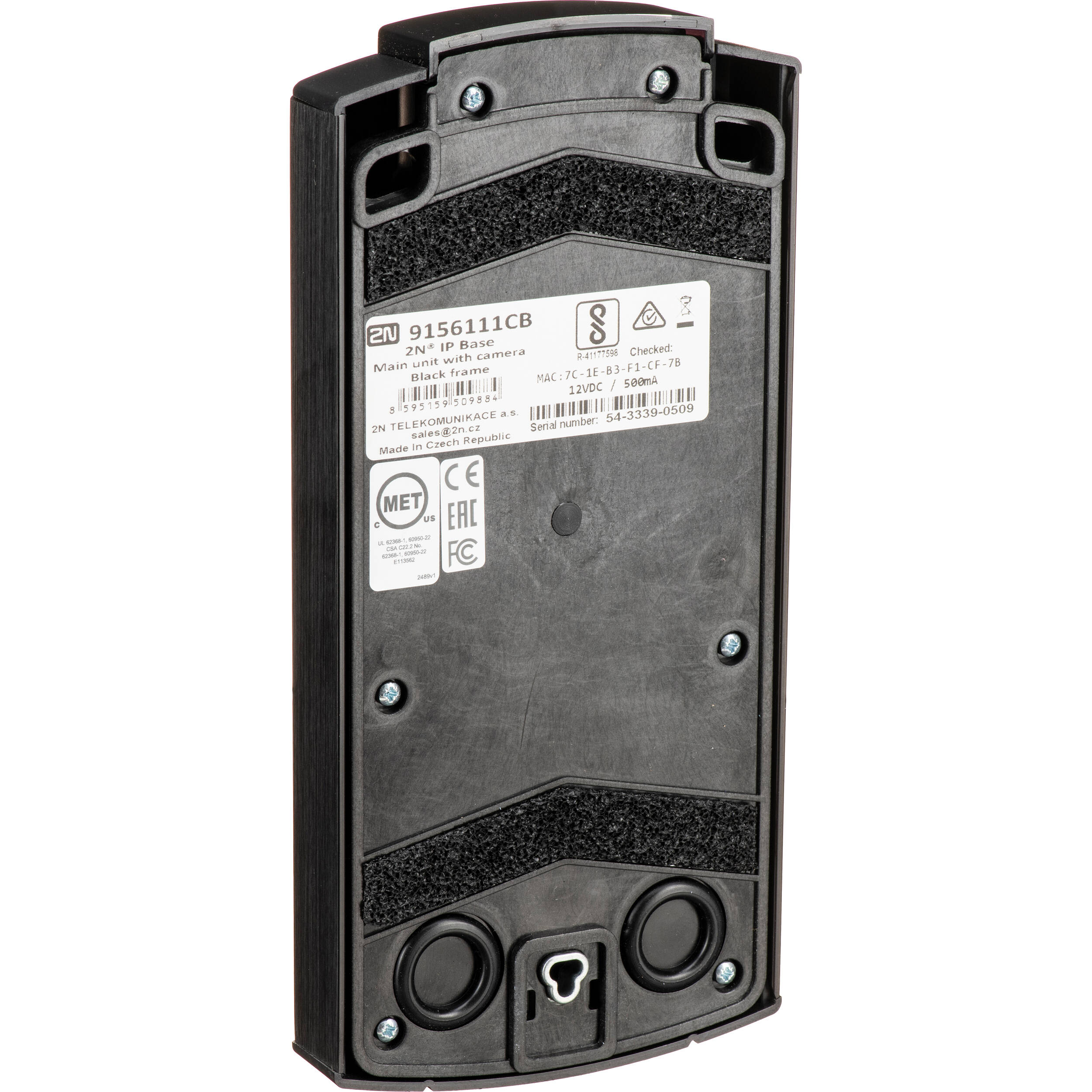 2N IP Base - camera, black frame — view 3