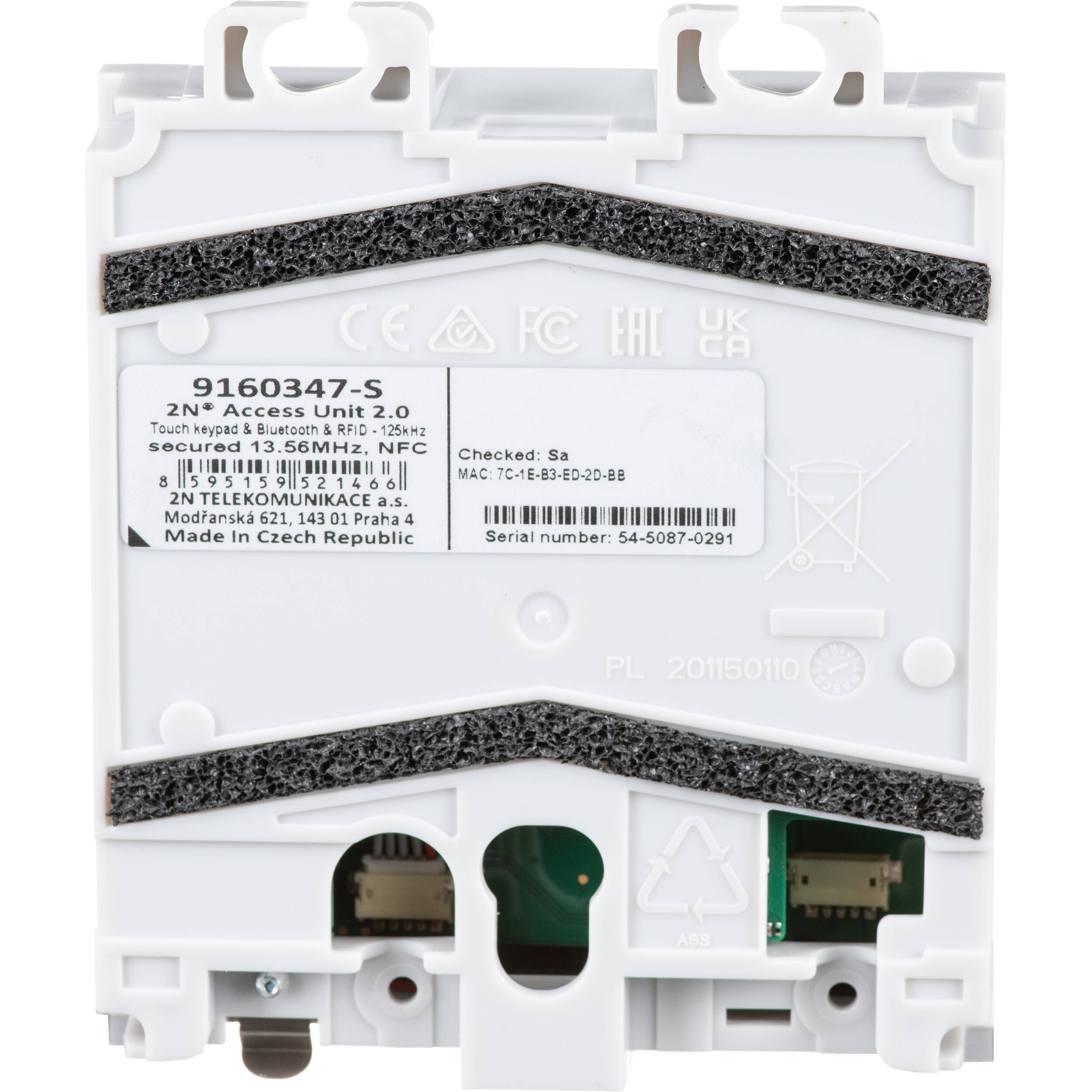 2N AU 2.0 READER, BLE, RFID 125kHz, 13,56Mhz, NFC, secured, PICard — view 4