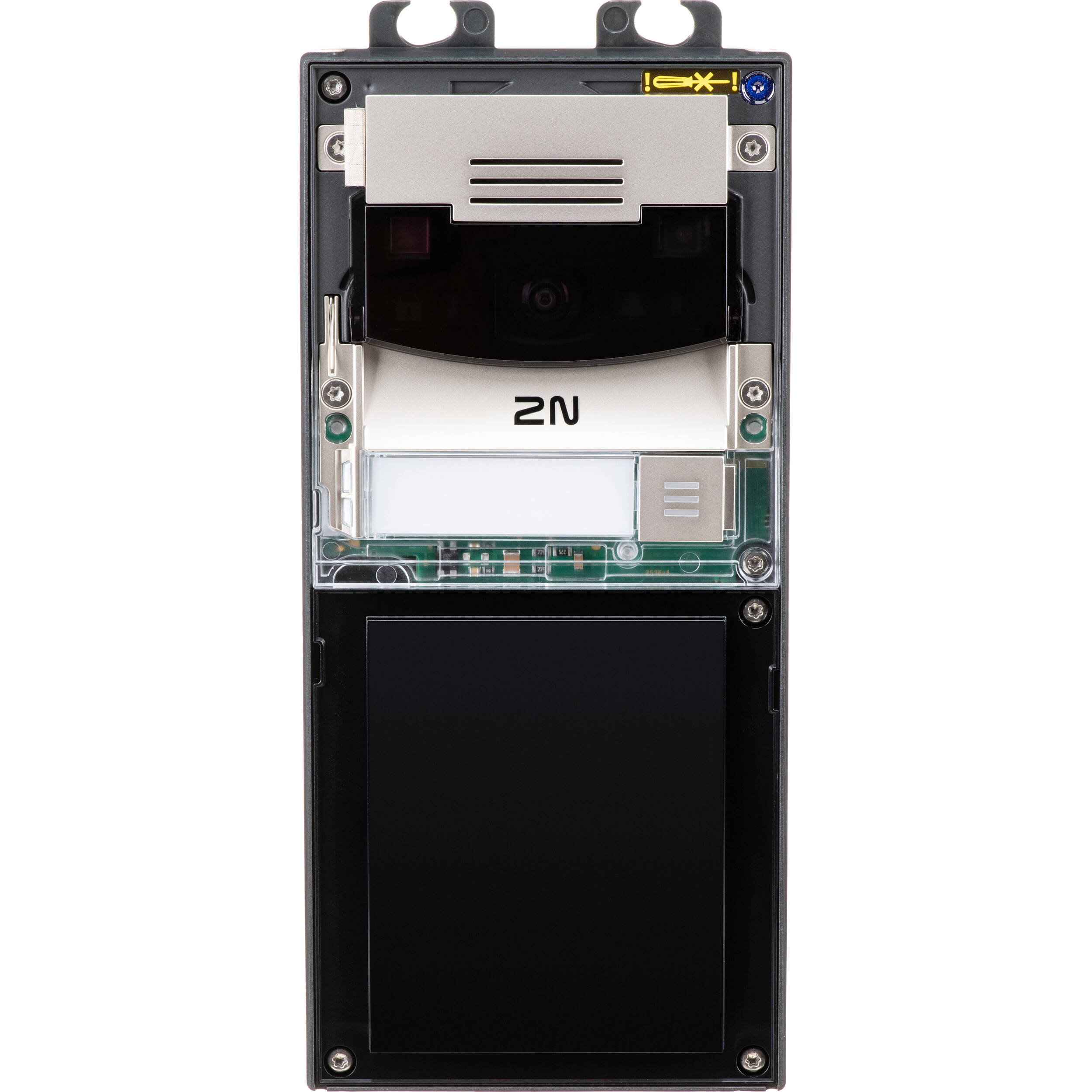 Axis 2N IP Verso 2.0 main unit with camera for IP access control entry verification — view 2
