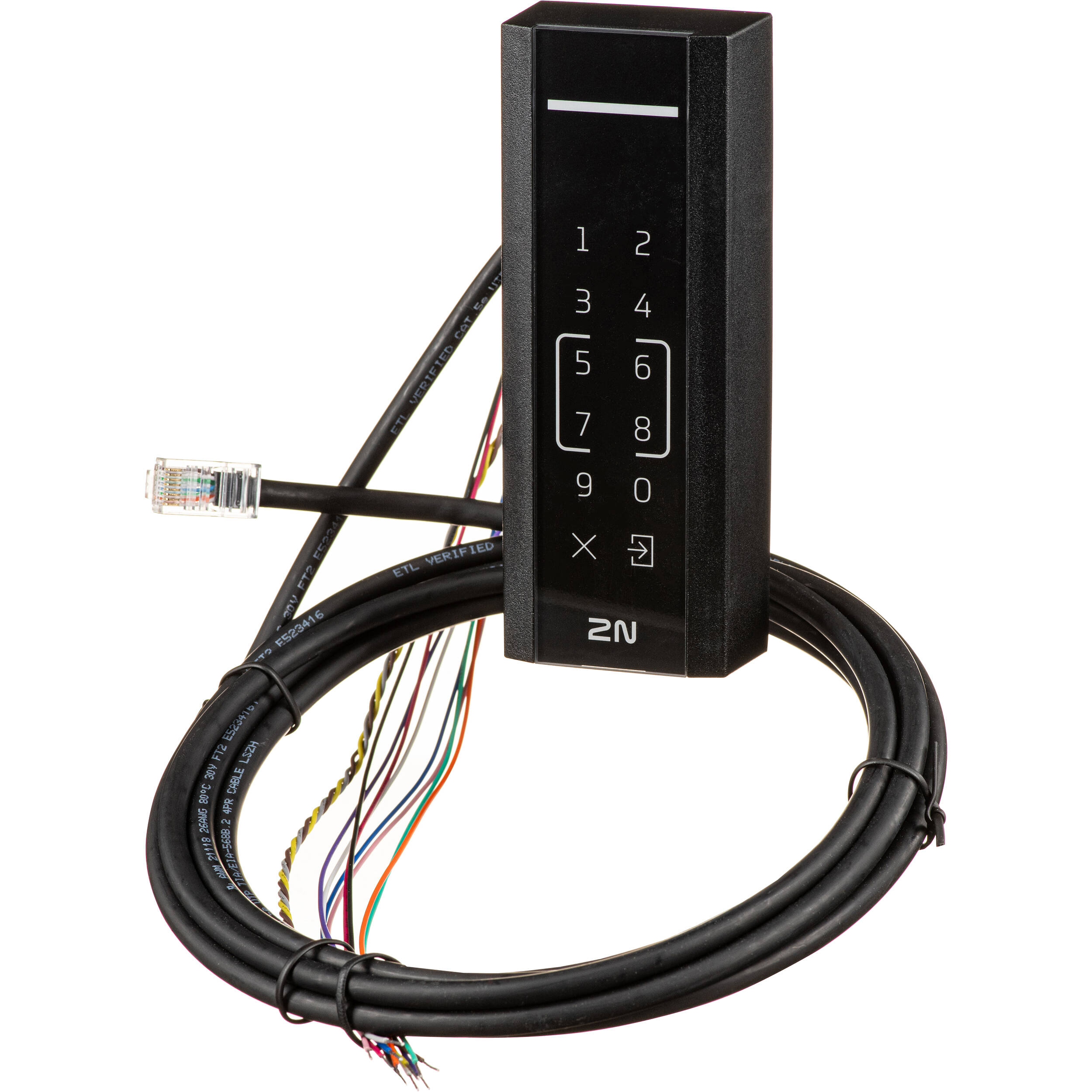 2N AU M KPD RFID 125K 13.56M NFC access reader with keypad and badge support — view 2