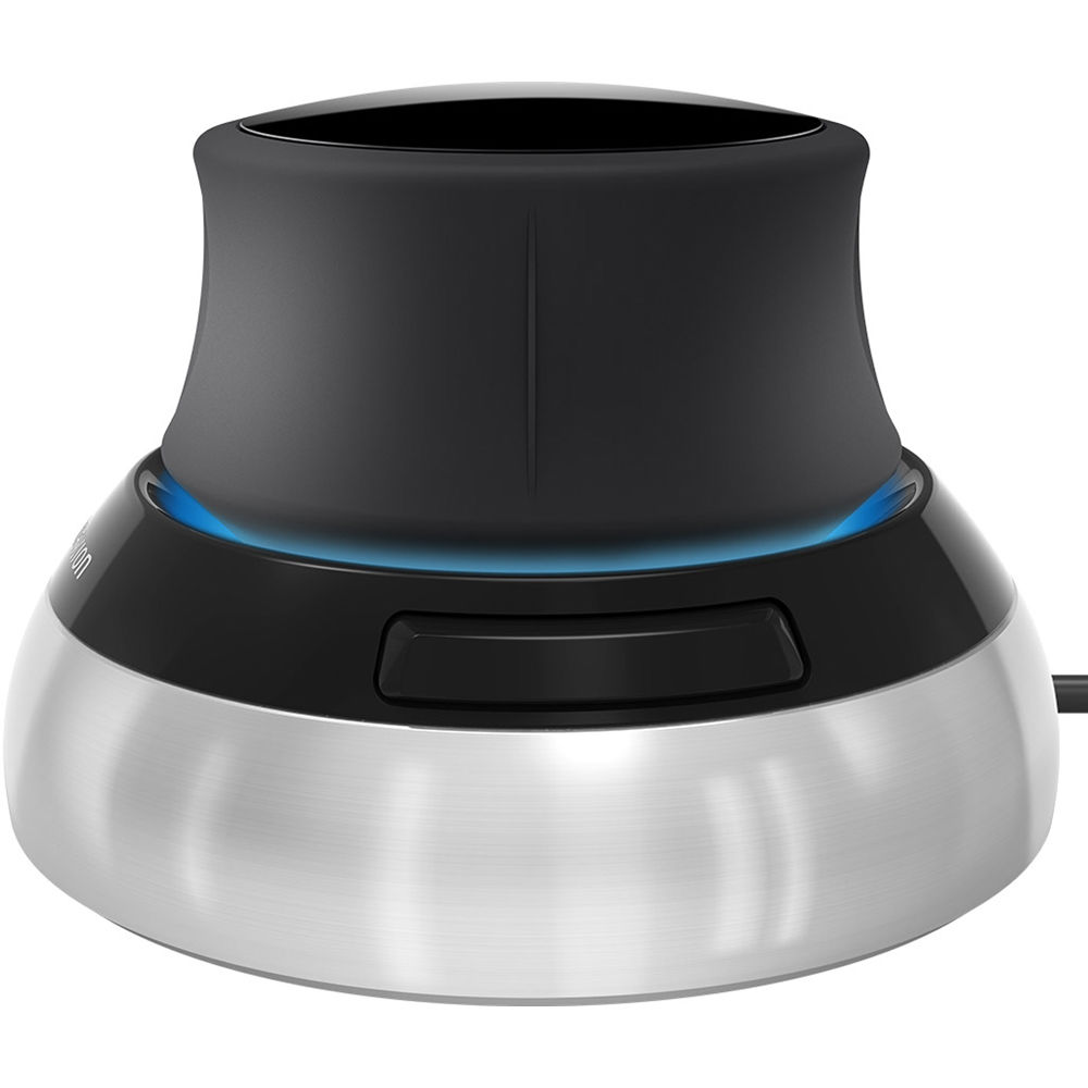 3DCONNEXION - COMPUTER ACCESSORIES SPACEMOUSE COMPACT WIRED 3D MOUSE — view 3