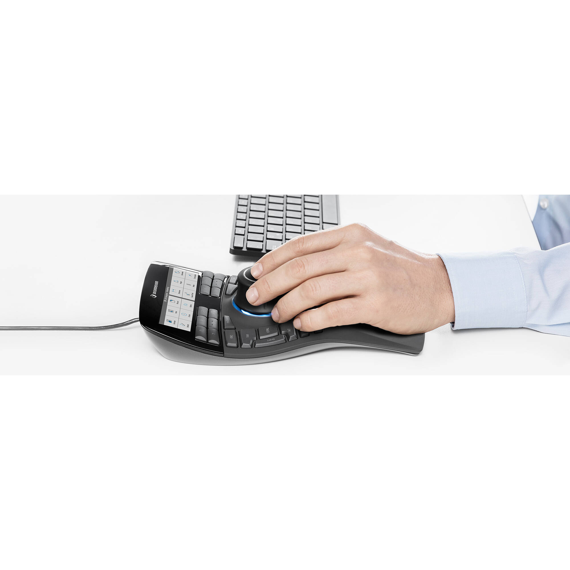 3Dconnexion SpaceMouse Enterprise Kit 2 with SpaceMouse, wireless CadMouse Pro, and mouse pad — view 7