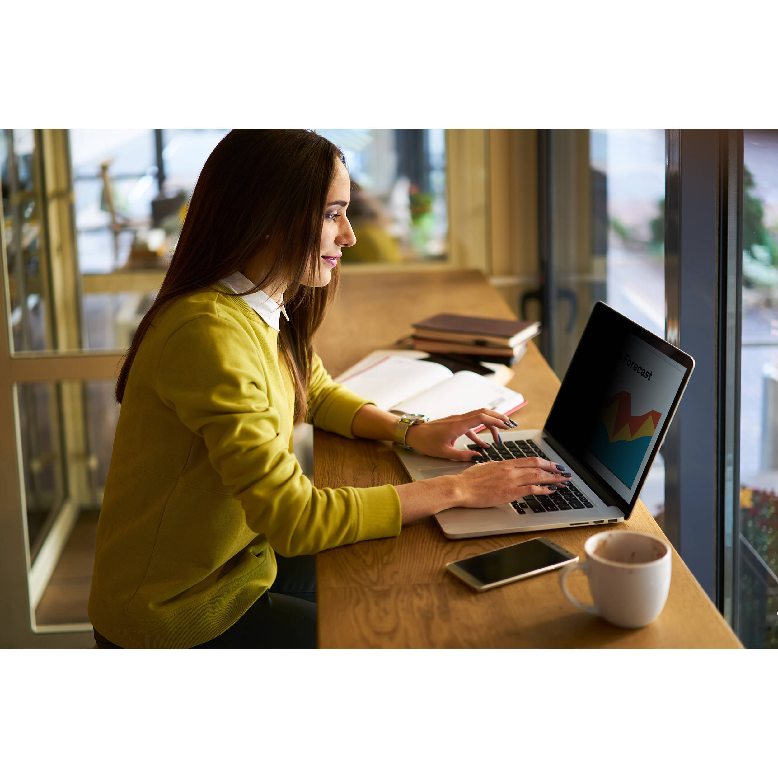 3M BRIGHT SCREEN PRIVACY FILTER FOR 14.1IN LAPTOP (16:10 ASPECT RATIO) — view 3