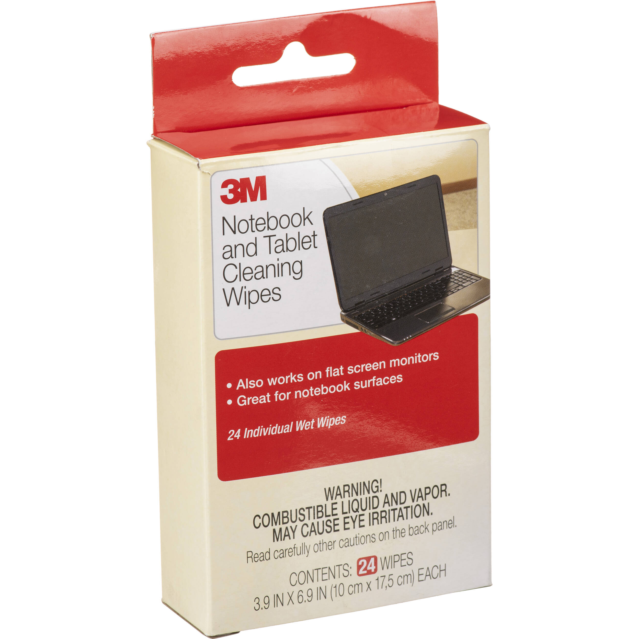 3M CL630 notebook screen cleaning wipes for laptop display care — view 4