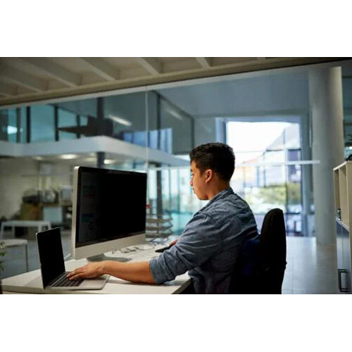 3M PF340W2B black privacy filter for 34-inch 21:9 widescreen monitor — view 4
