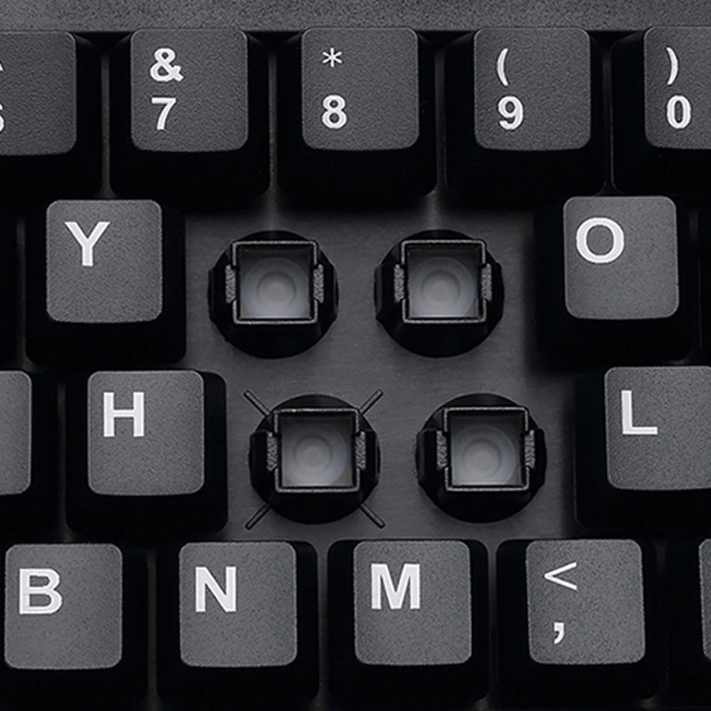 Adesso EasyTouch 132 multimedia desktop keyboard with three built-in USB ports, black — view 7