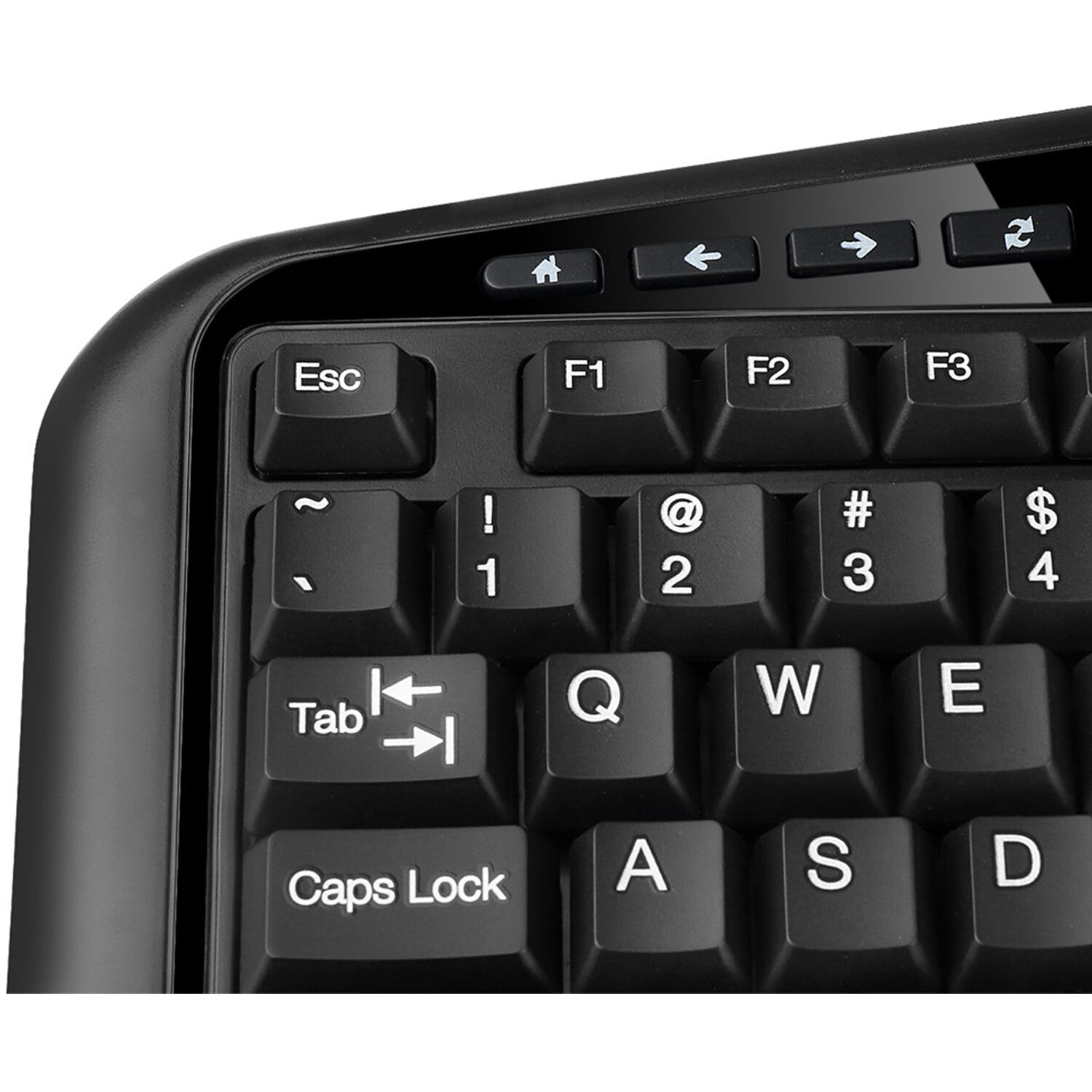 Adesso ergonomic keyboard with integrated smart card reader and TAA-compliant design — view 6