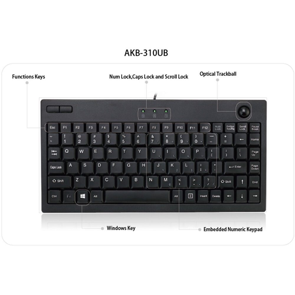 Mini Trackball keyboard 800DPI — view 7