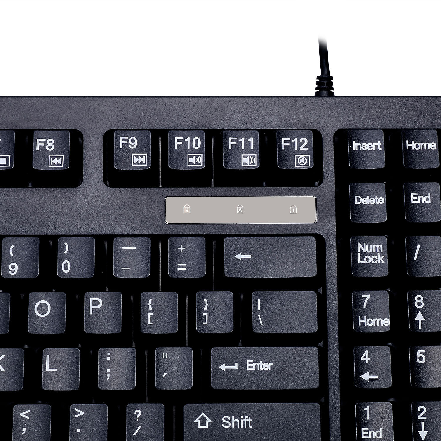 Adesso rackmount keyboard with integrated Glidepoint touchpad for 19-inch rack installations — view 5