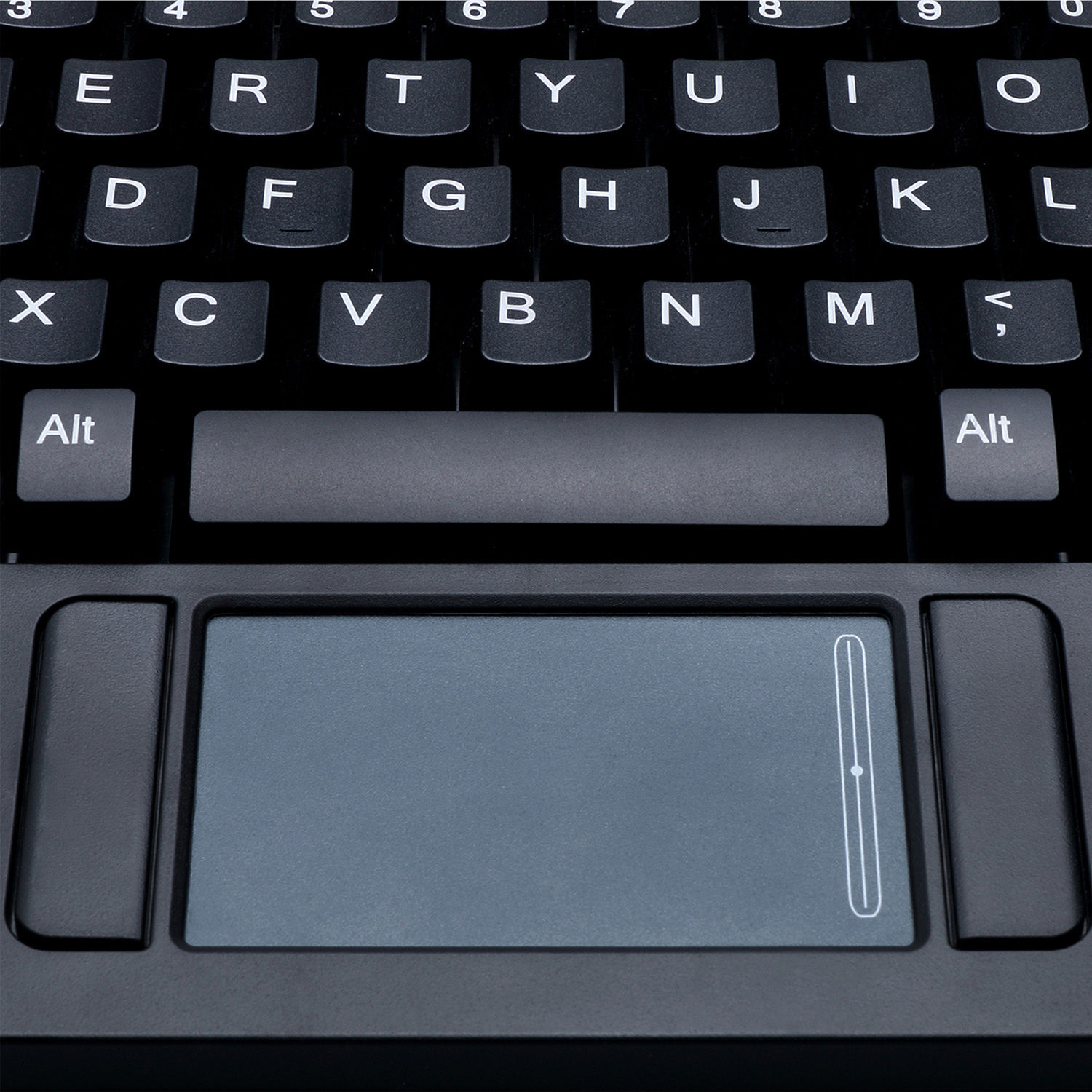 Adesso EasyTouch AKB-425UB compact USB keyboard with integrated GlidePoint touchpad — view 5
