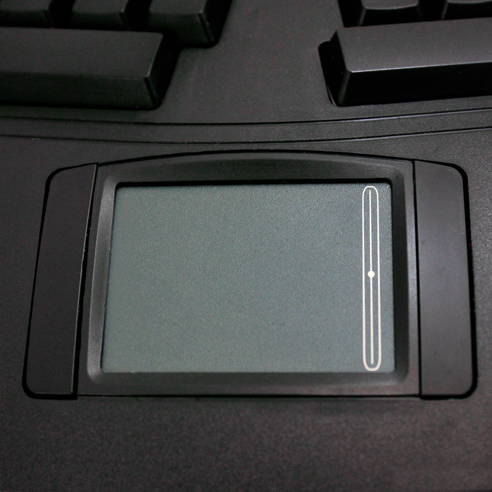 Adesso TruForm ergonomic keyboard with integrated touchpad and USB connection — view 6