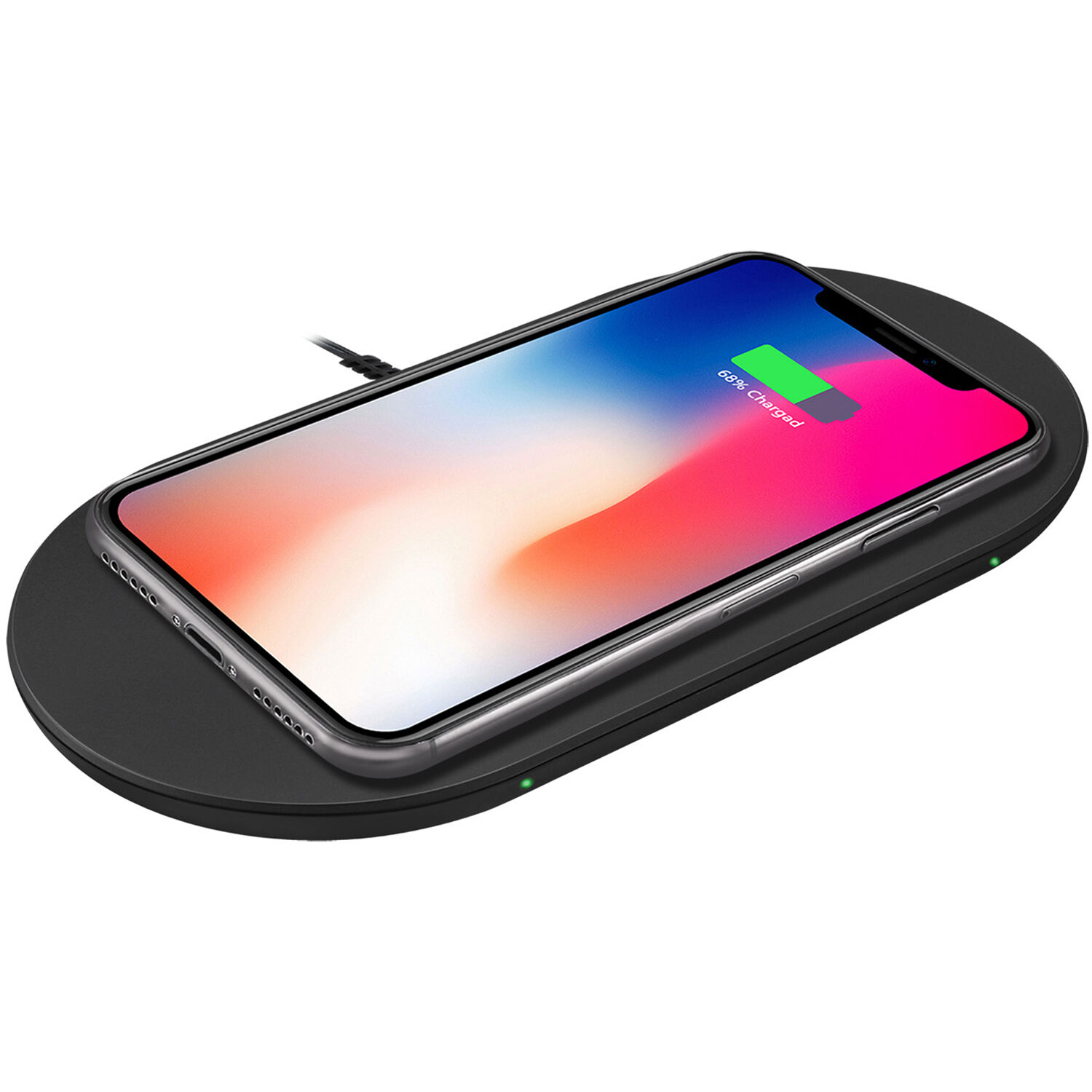 Adesso AUH-1040 dual wireless Qi charging pad with 15 W max output — view 8