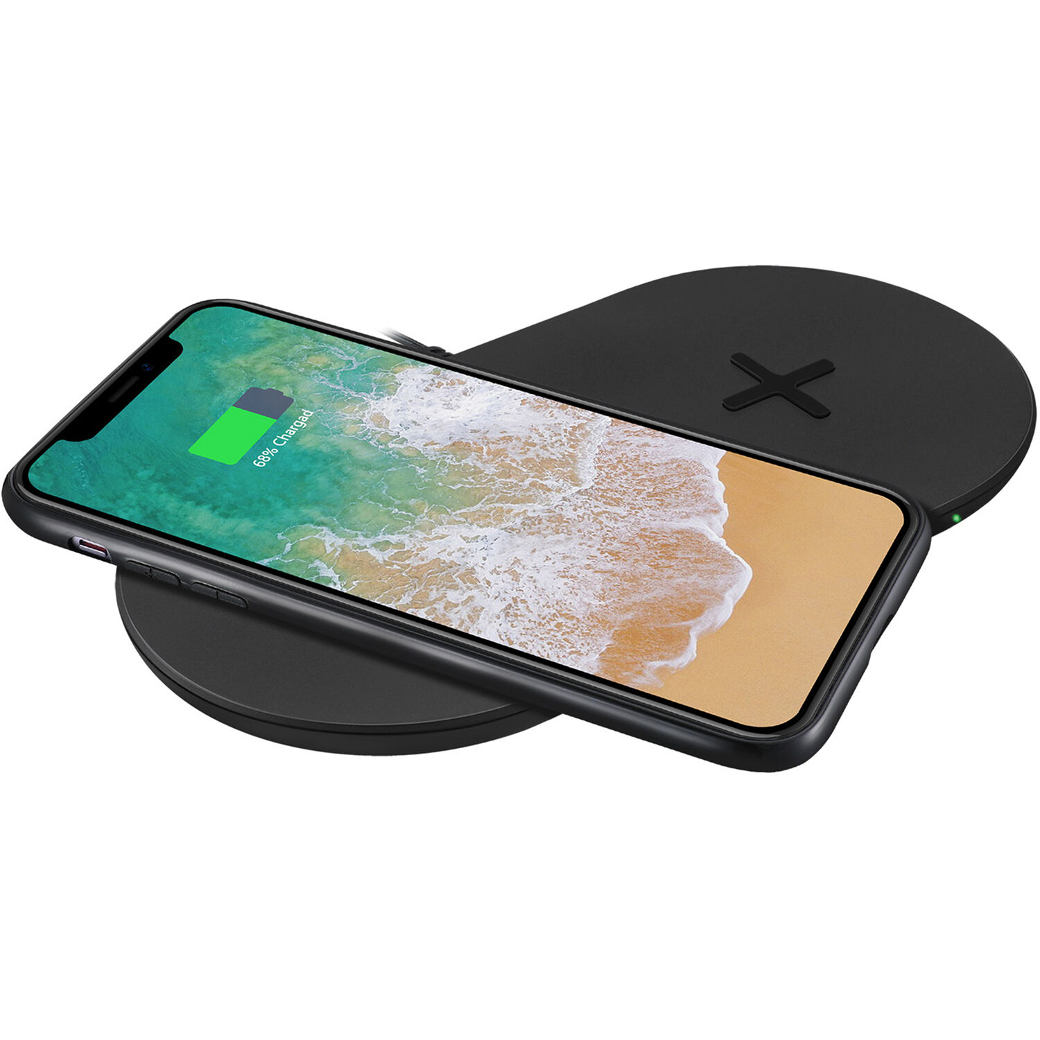 Adesso AUH-1040 dual wireless Qi charging pad with 15 W max output — view 9