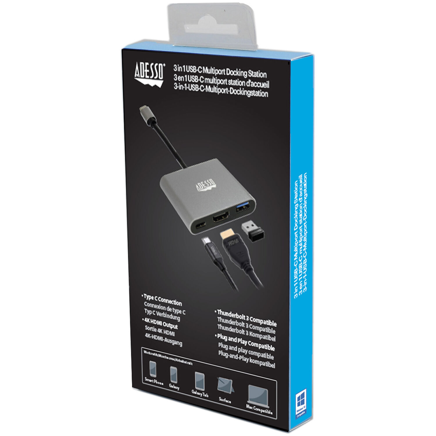 3 IN 1 USB C Multiport Docking — view 9