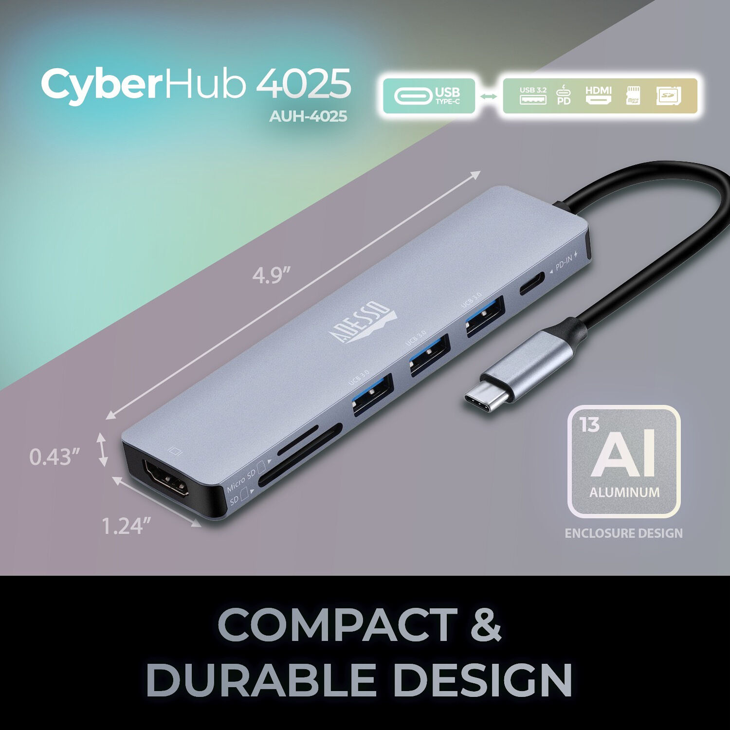 USB C 7 in 1 Docking Station — view 10