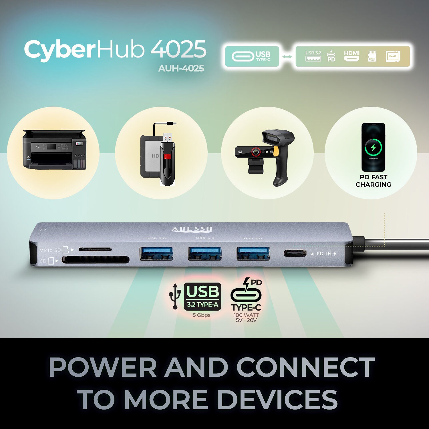 USB C 7 in 1 Docking Station — view 11