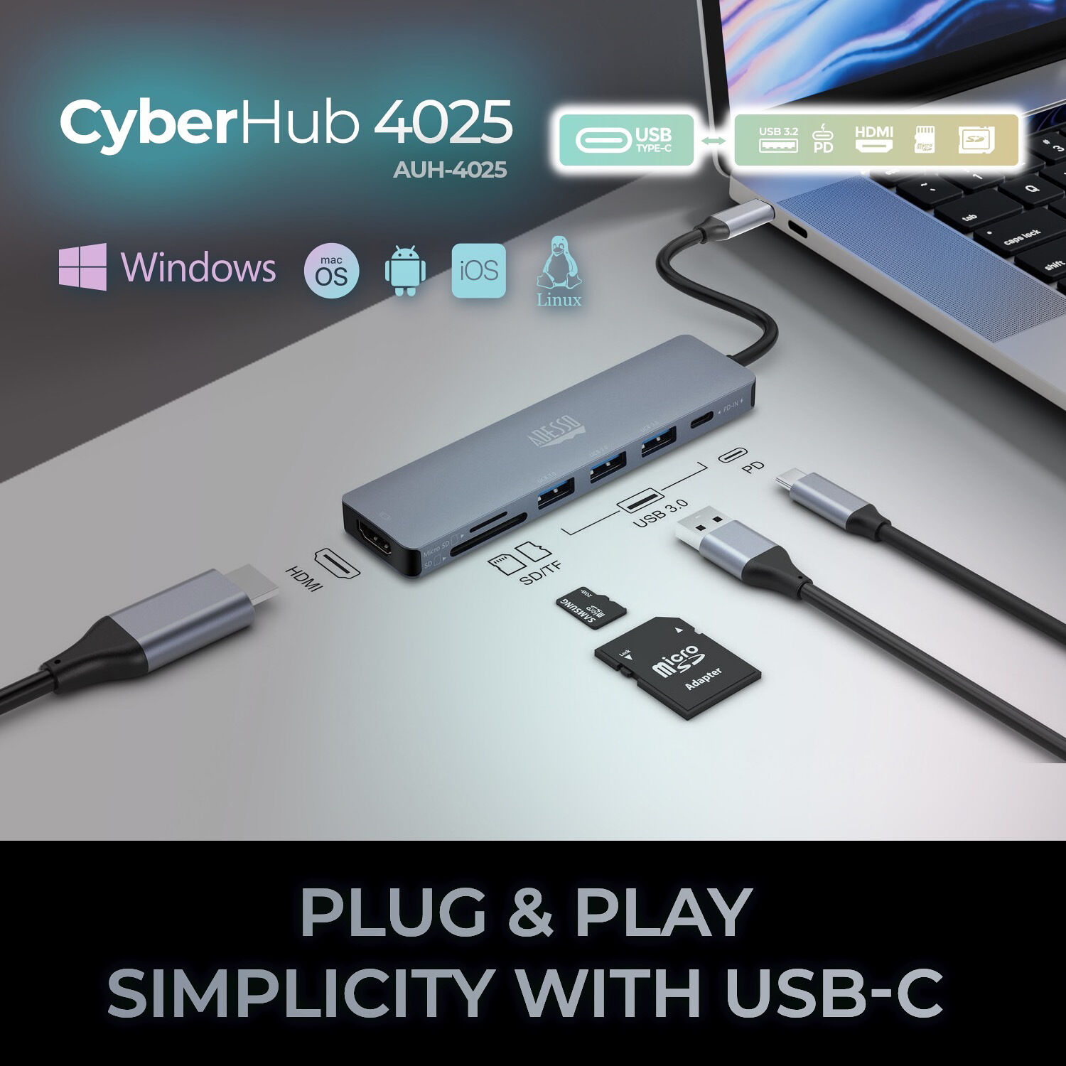 USB C 7 in 1 Docking Station — view 8
