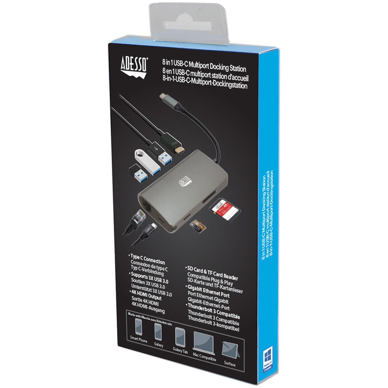 8 in 1 USB C Multiport Docking — view 10