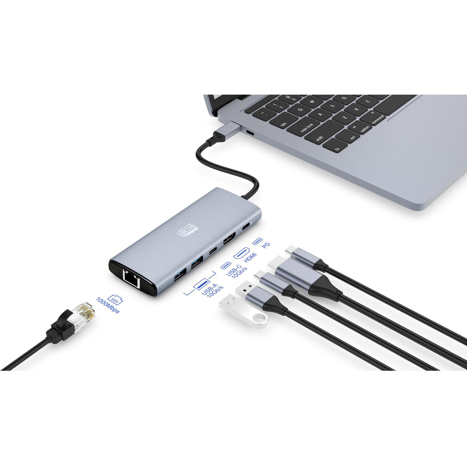 USB C 6IN1 Docking Station — view 7