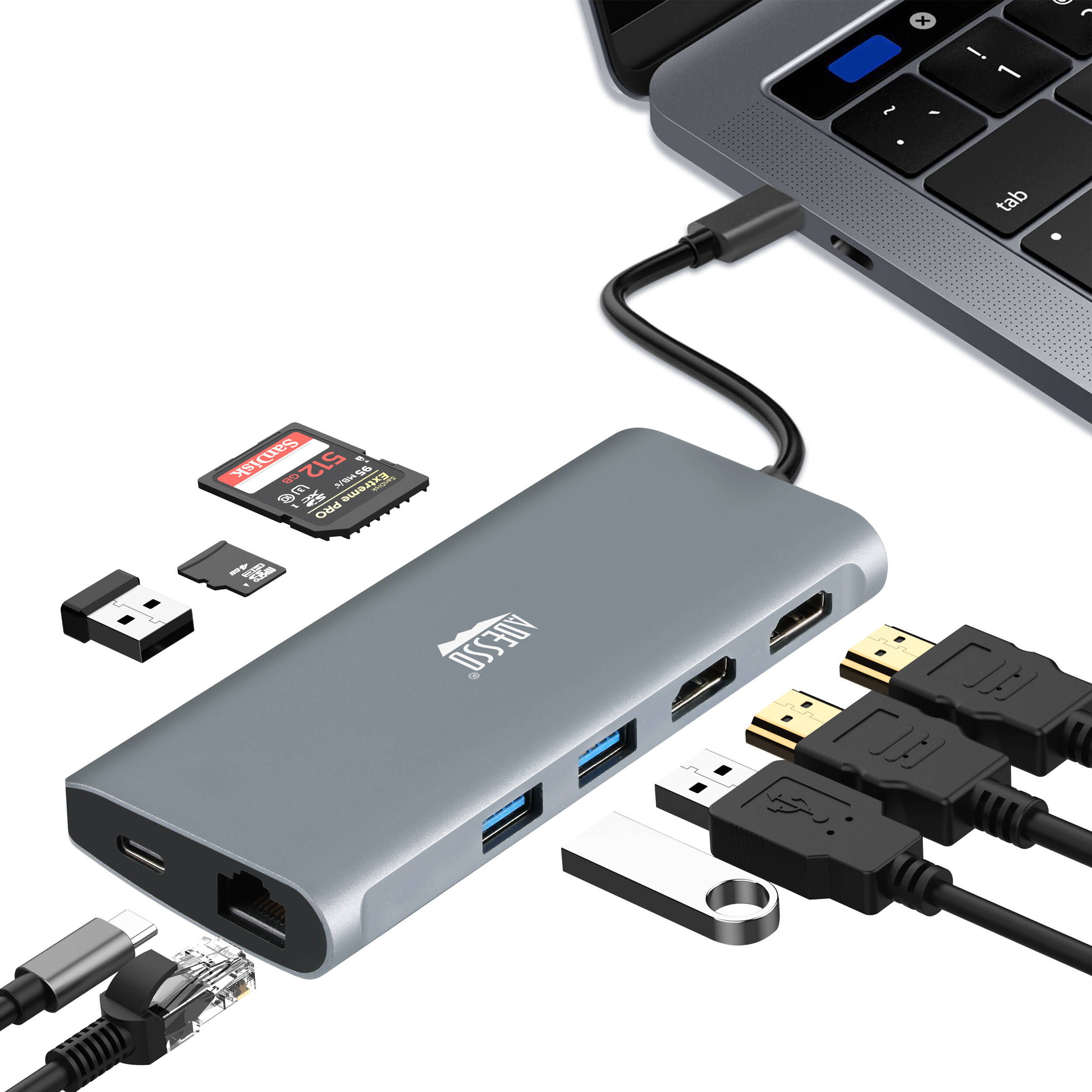 9 in 1 Multi-Port Docking Stat — view 6