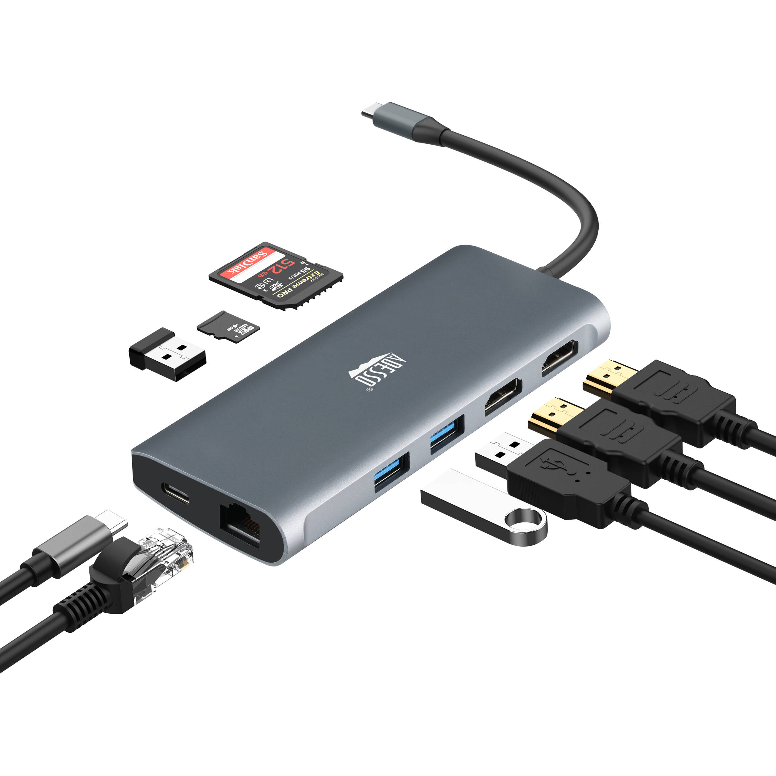 9 in 1 Multi-Port Docking Stat — view 7