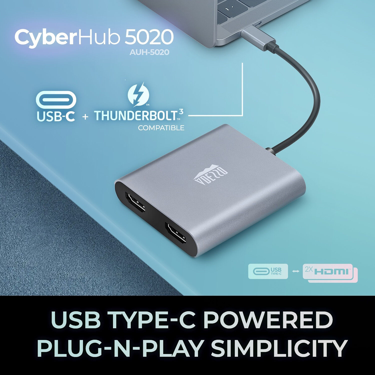 2 Port USBC to HDMI Adapter — view 8