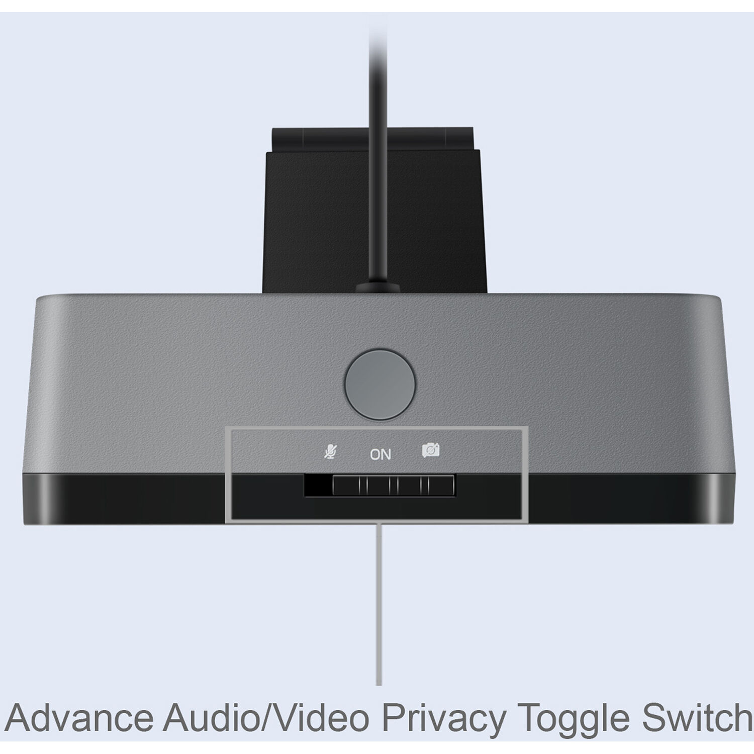 Adesso CyberTrack K1 1080p USB webcam with adjustable view angle and privacy shutter — view 7
