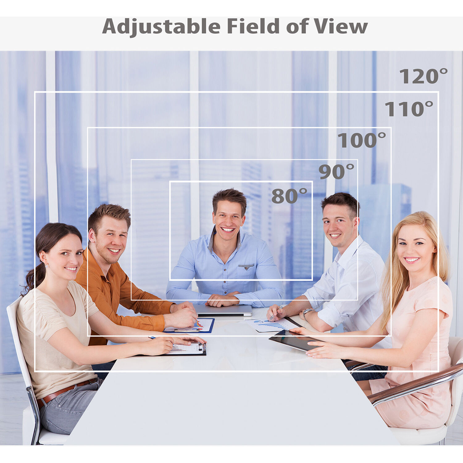 Adesso CyberTrack K1 1080p USB webcam with adjustable view angle and privacy shutter — view 8
