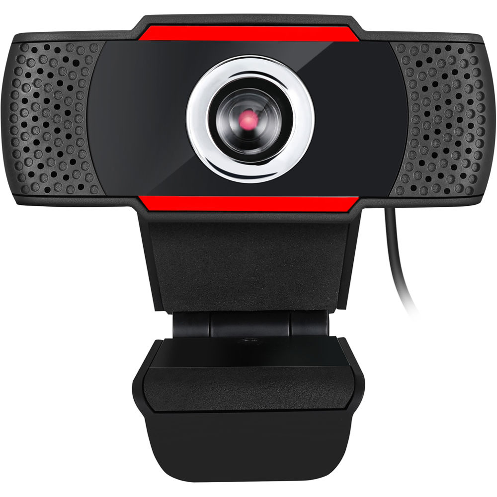 Adesso CyberTrack H3 720p HD webcam with built-in microphone and USB connectivity — view 2