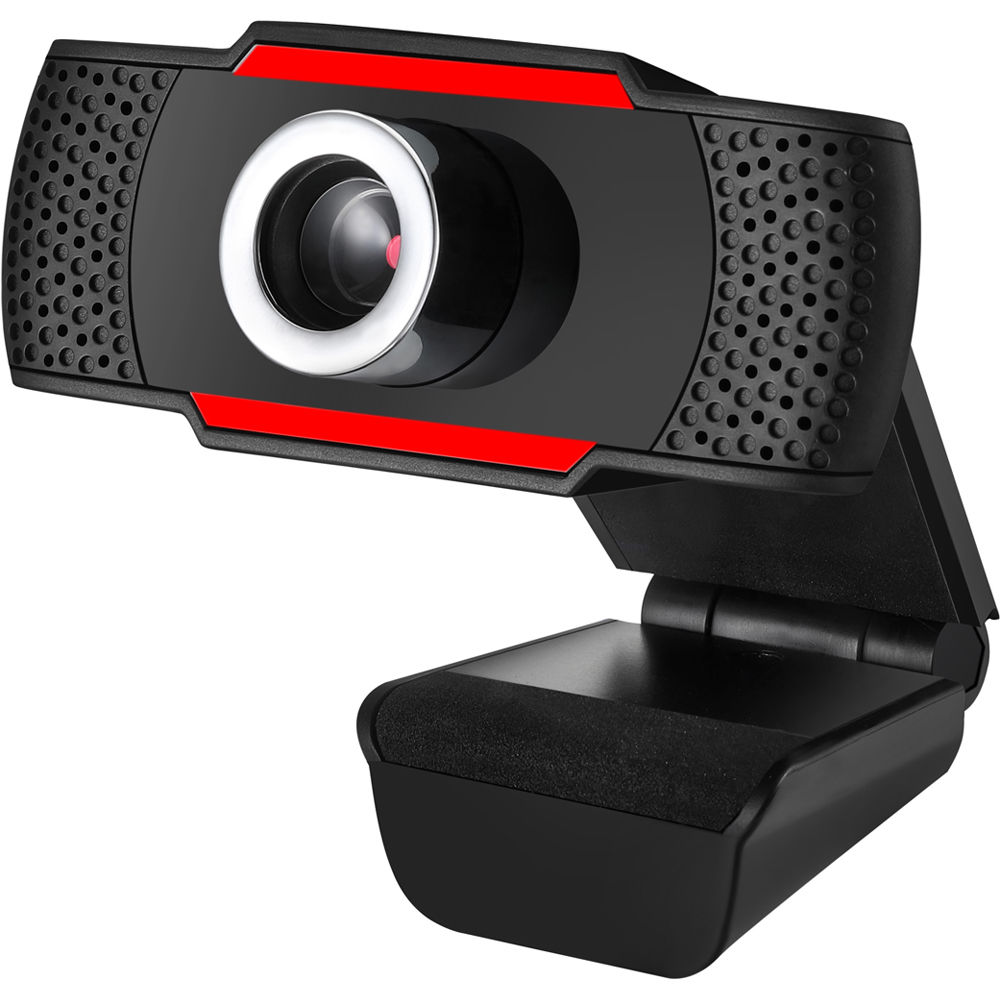 Adesso CyberTrack H3 720p HD webcam with built-in microphone and USB connectivity — view 3