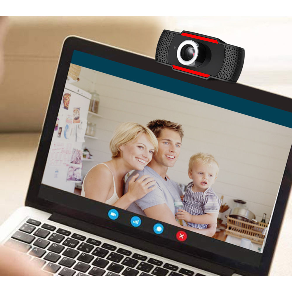 Adesso CyberTrack H3 720p HD webcam with built-in microphone and USB connectivity — view 8
