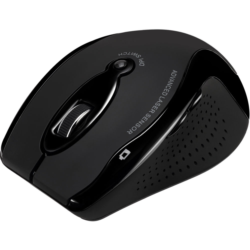 Wireless ergonomic optical mouse with adjustable 800 1200 1600 DPI settings — view 4