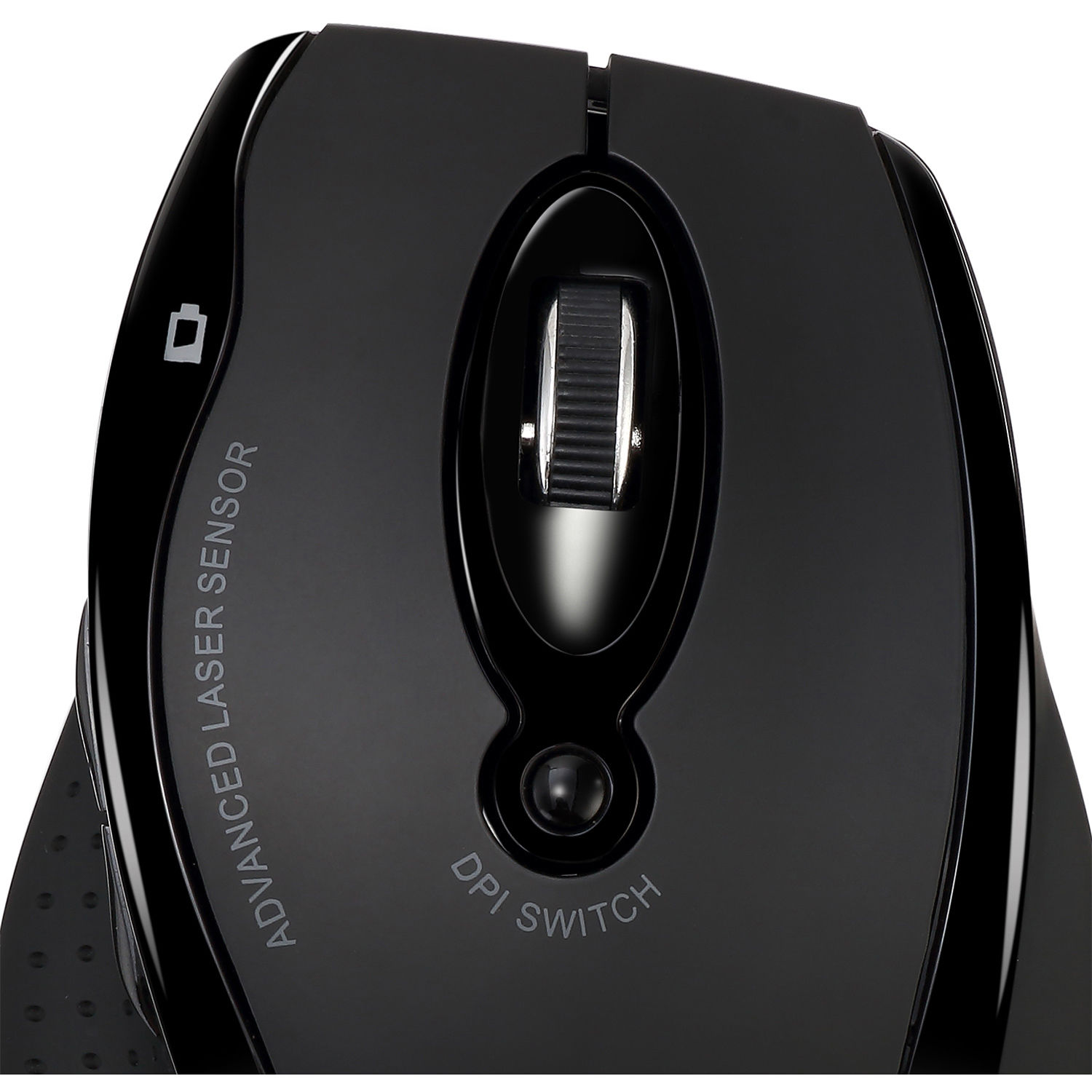 Wireless ergonomic optical mouse with adjustable 800 1200 1600 DPI settings — view 8