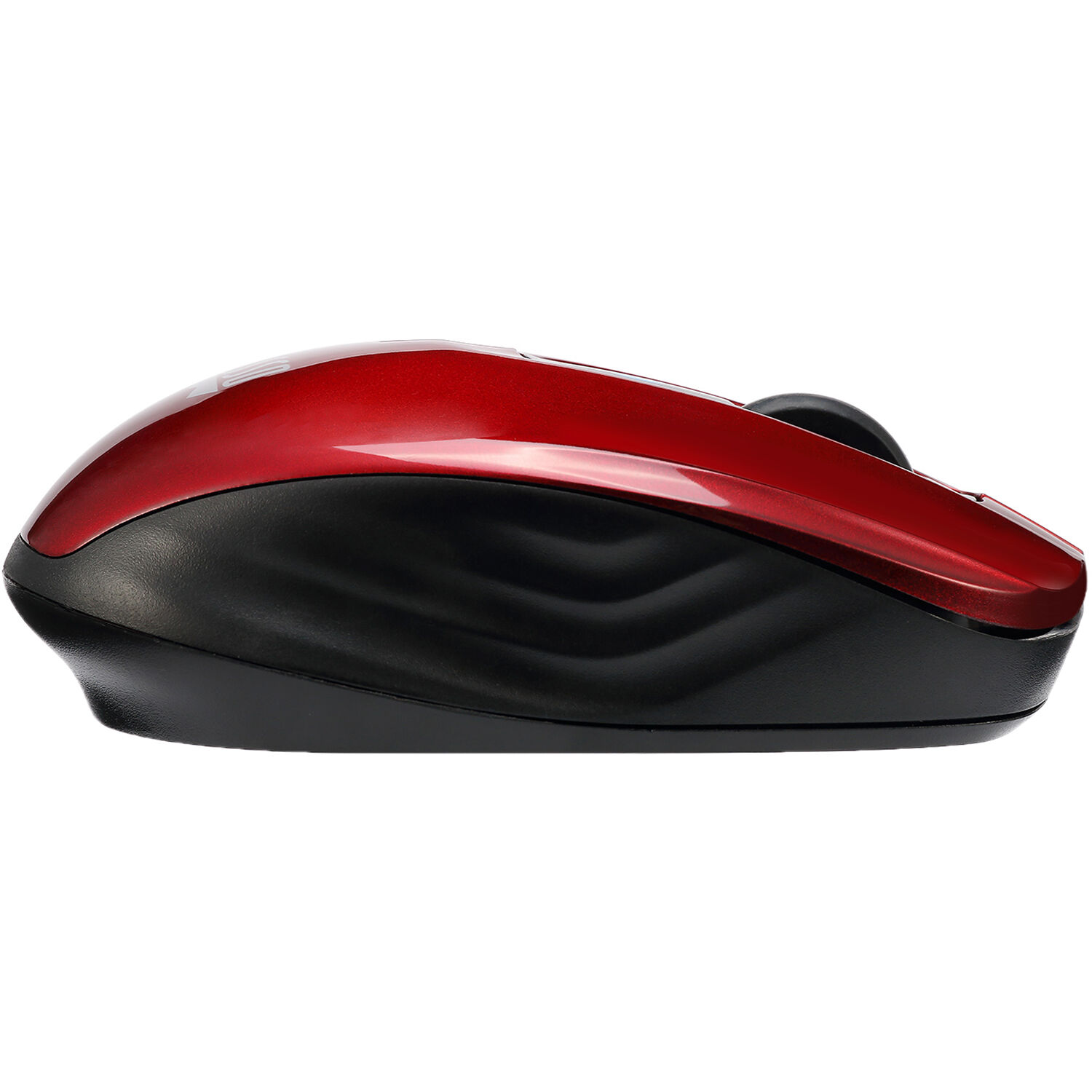 Adesso iMouse S50R red wireless ergonomic mini mouse with optical tracking — view 5