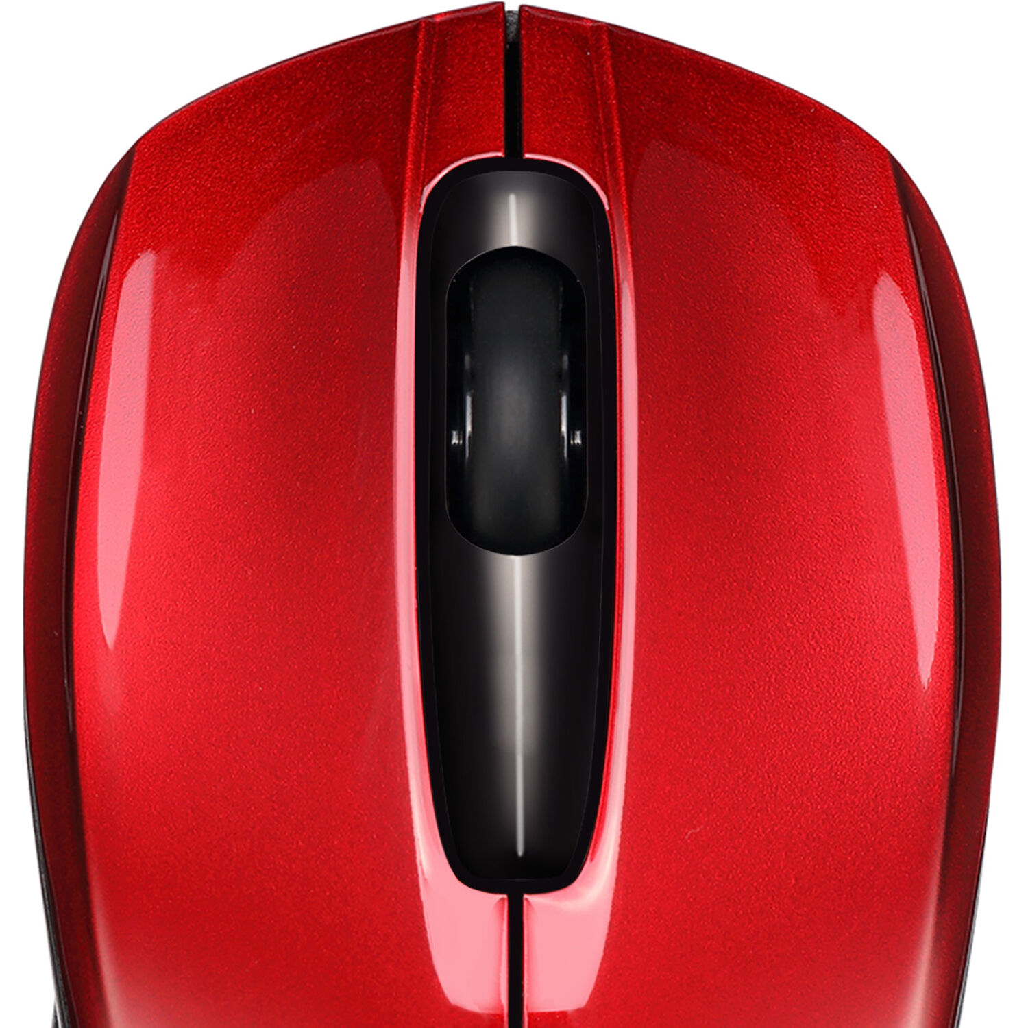 Adesso iMouse S50R red wireless ergonomic mini mouse with optical tracking — view 6