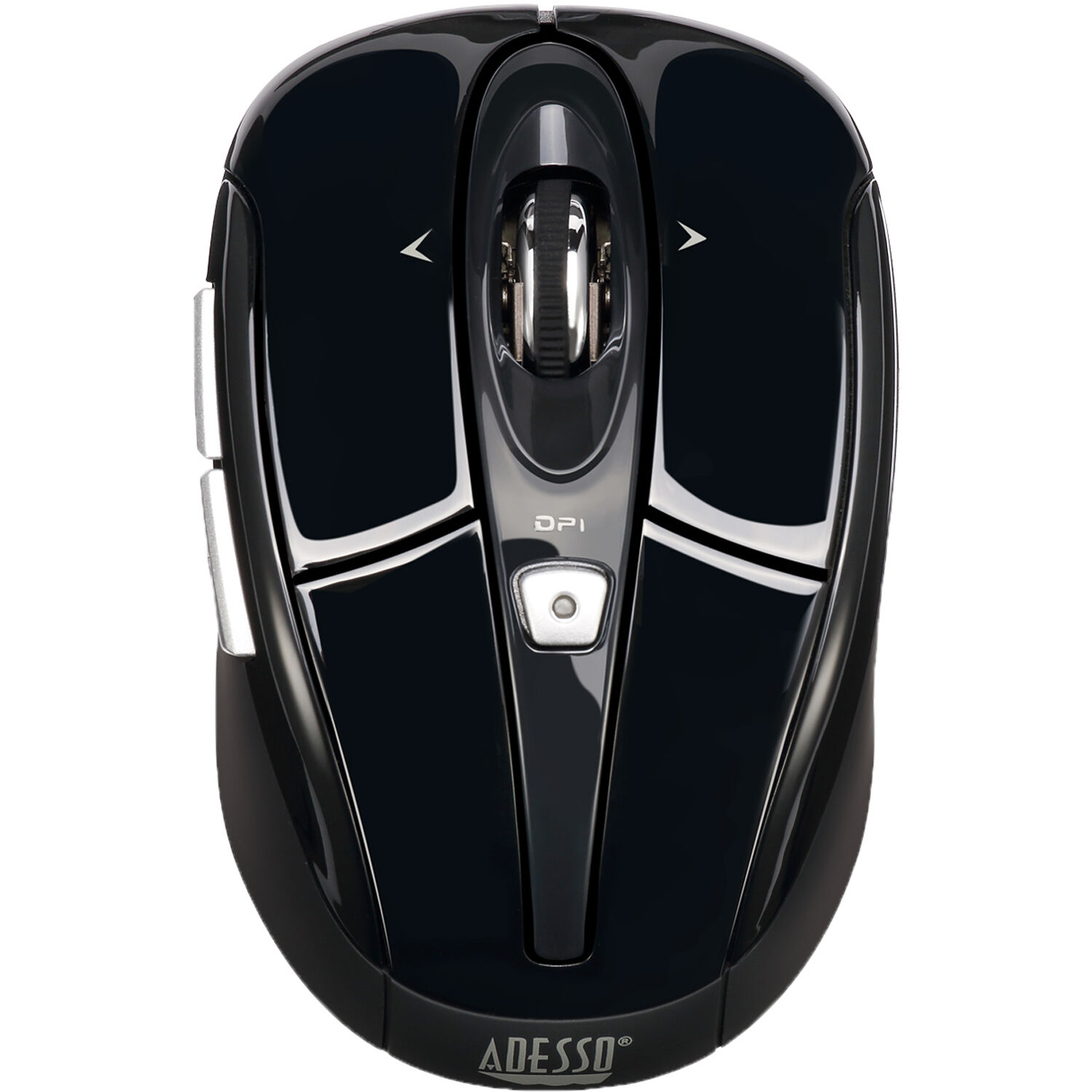 ADESSO BLACK 2.4GHZ WIRELESS OPTICAL MINI MOUSE,  WITH PROGRAMMABLE DRIVER, 4-WA — view 2