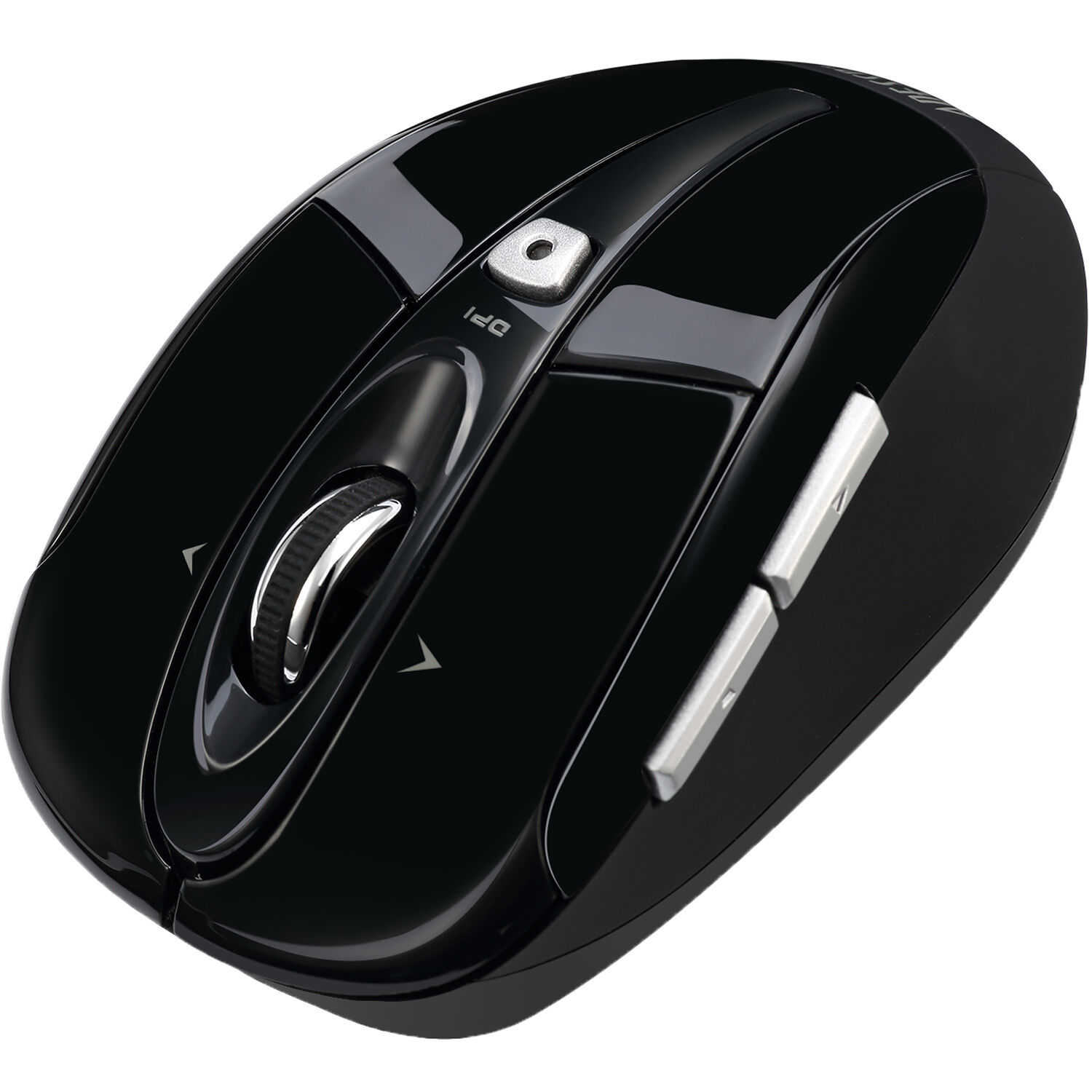 ADESSO BLACK 2.4GHZ WIRELESS OPTICAL MINI MOUSE,  WITH PROGRAMMABLE DRIVER, 4-WA — view 3