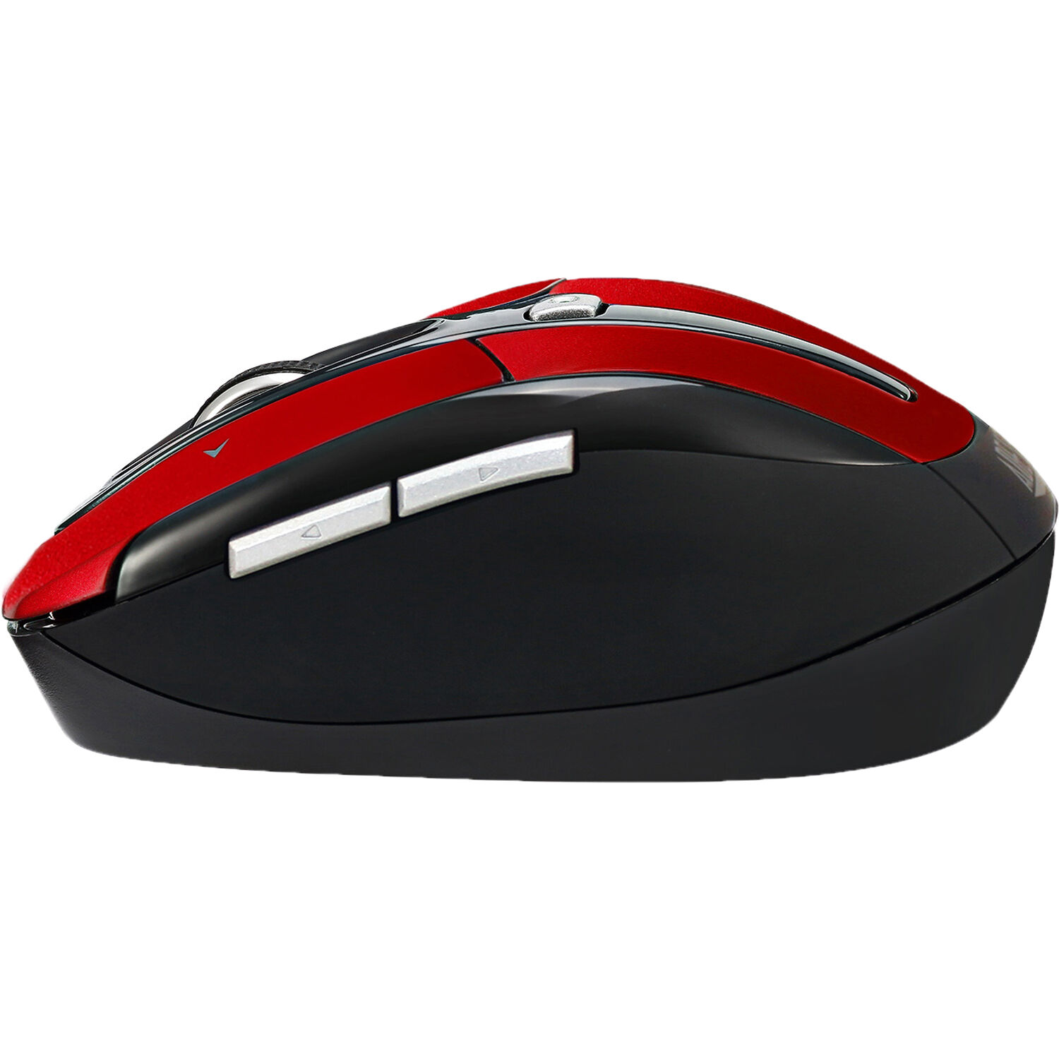 ADESSO RED 2.4GHZ WIRELESS OPTICAL MINI MOUSE,  WITH PROGRAMMABLE DRIVER, 4-WAY — view 5