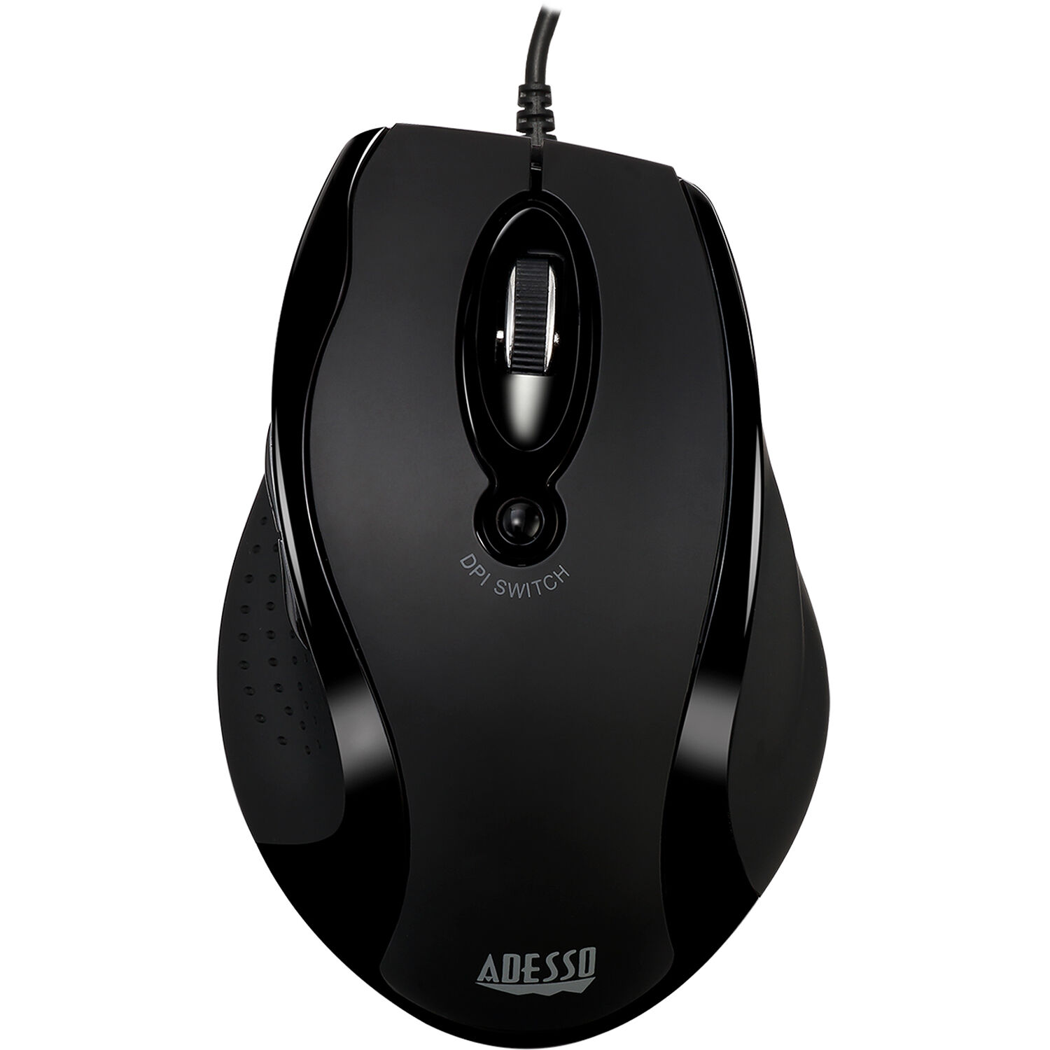 Adesso iMouse G2 ergonomic optical mouse with six buttons and scroll wheel — view 2