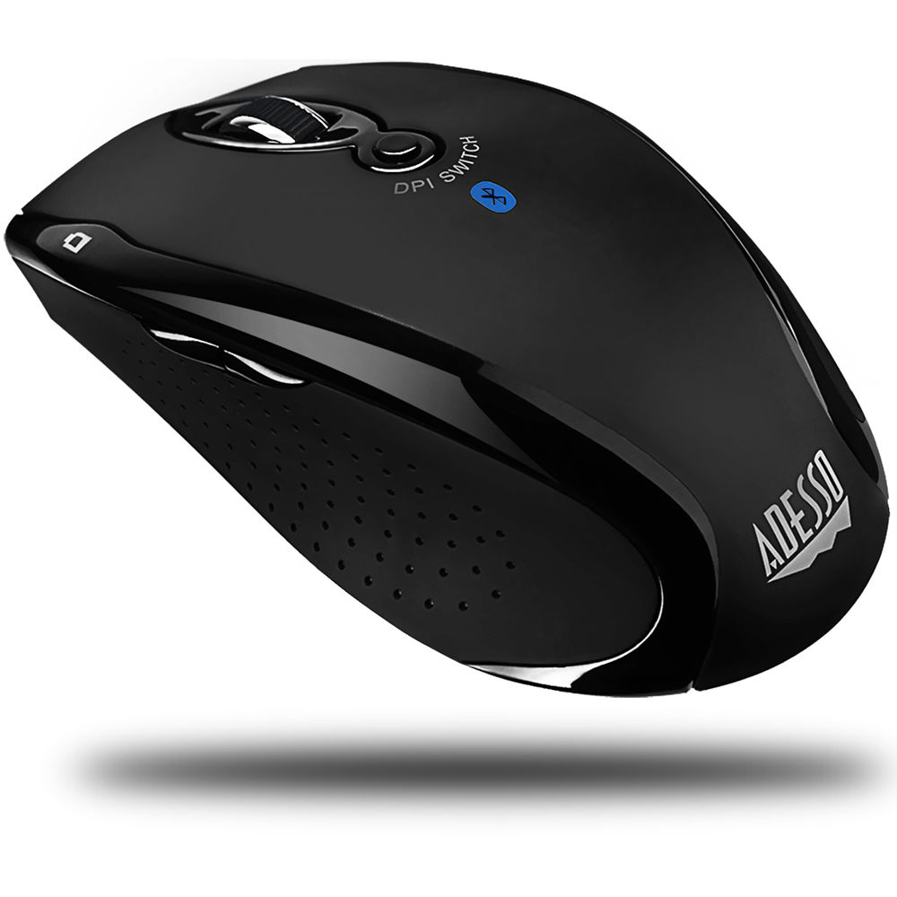 Adesso iMouse S200 Bluetooth ergonomic mouse with optical tracking and adjustable DPI — view 3