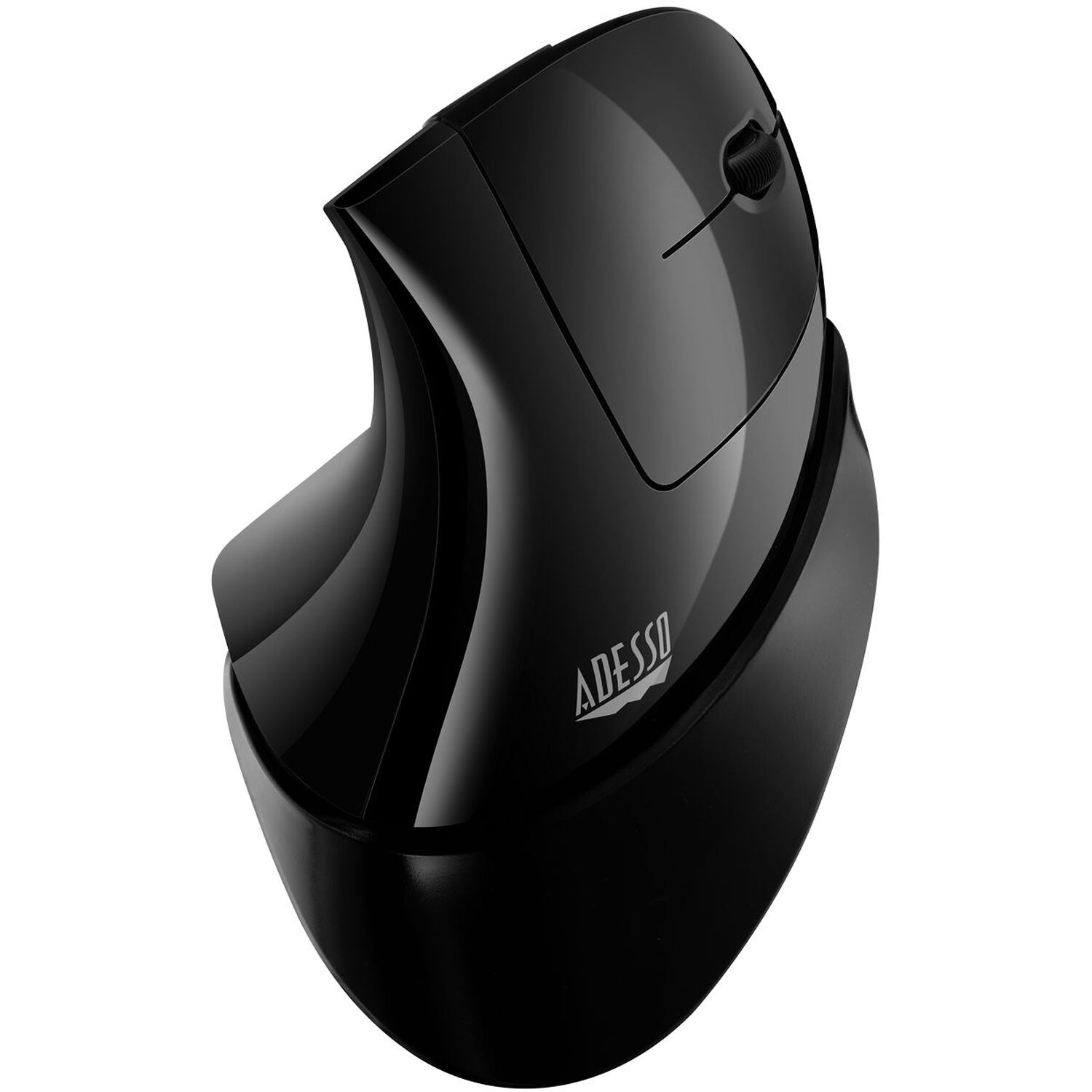 Adesso adjustable vertical ergonomic wireless mouse for comfortable desktop navigation — view 3