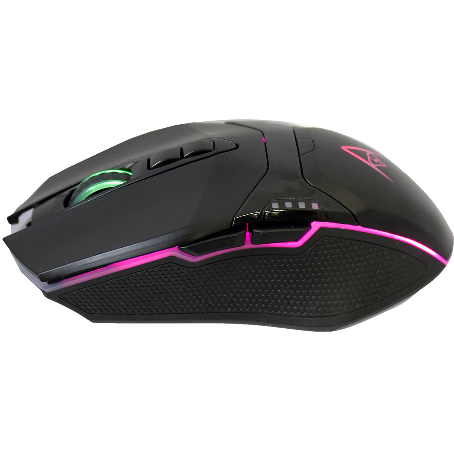 Adesso iMouse X5 programmable gaming mouse in black with RGB illumination, seven buttons and ambidextrous shape — view 5