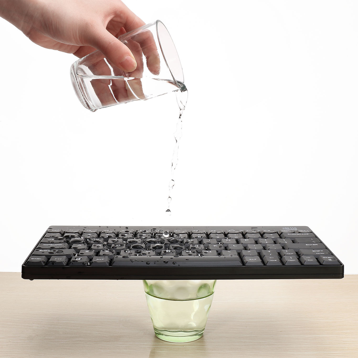 Adesso wireless mini keyboard and mouse combo for compact notebook workspaces — view 7