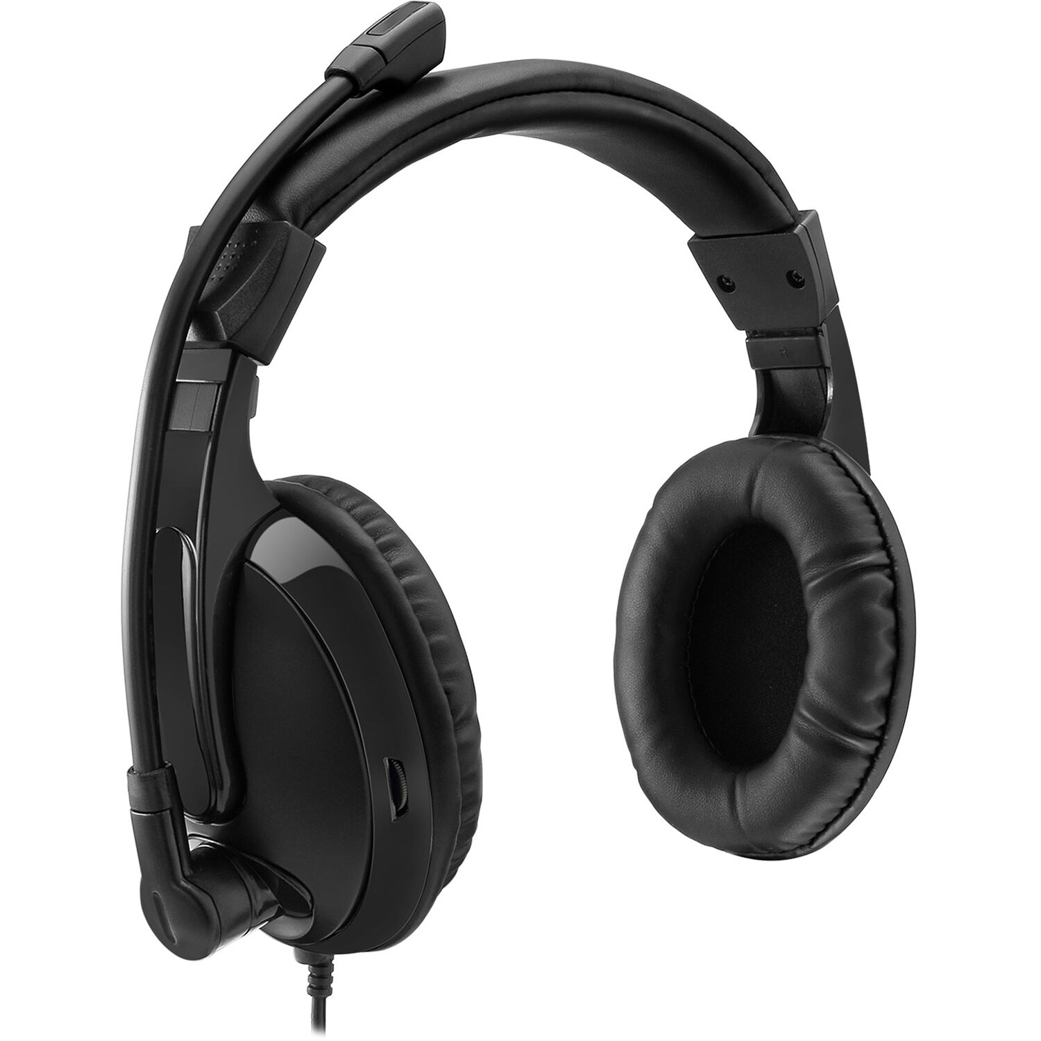 Adesso XTREAM H5 wired multimedia headset with adjustable headband and omnidirectional microphone — view 3