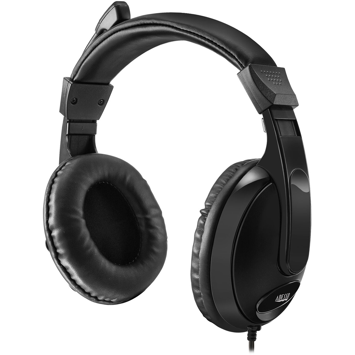 Adesso XTREAM H5 wired multimedia headset with adjustable headband and omnidirectional microphone — view 4