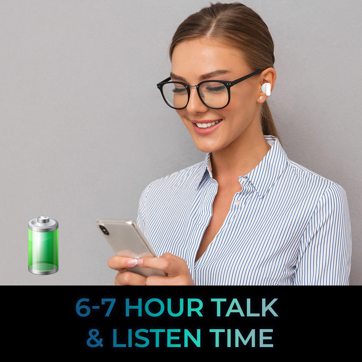 Adesso Xtream T2 true wireless noise-cancelling earbuds with charging case — view 10